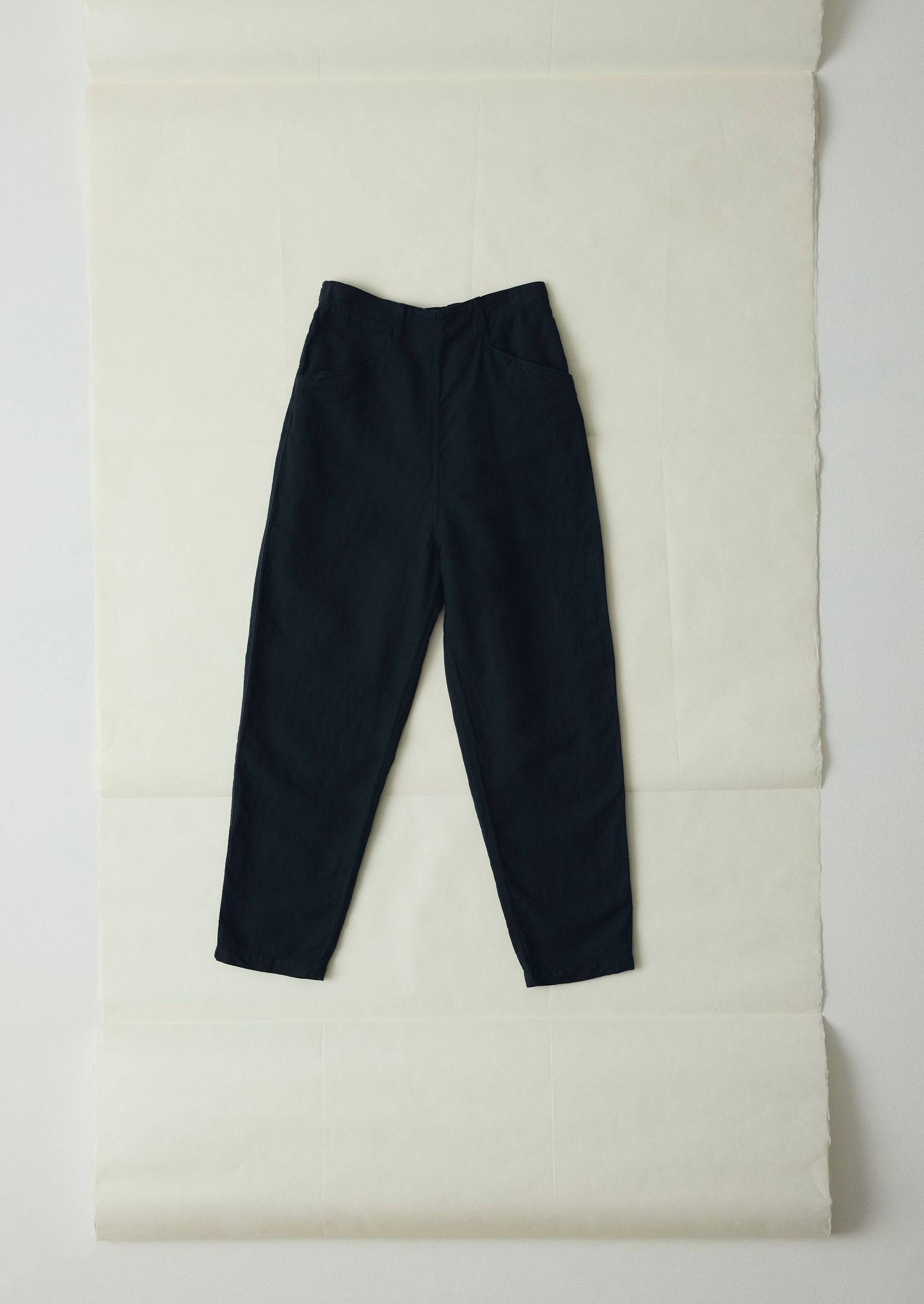 Alix Cotton Linen Pants | Slate Navy