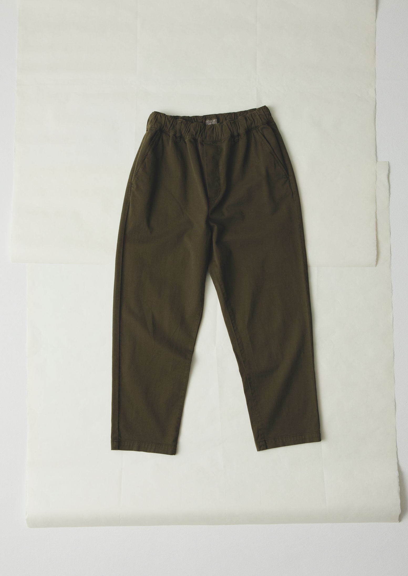 Gabi Cotton Pull On Pants | Loden