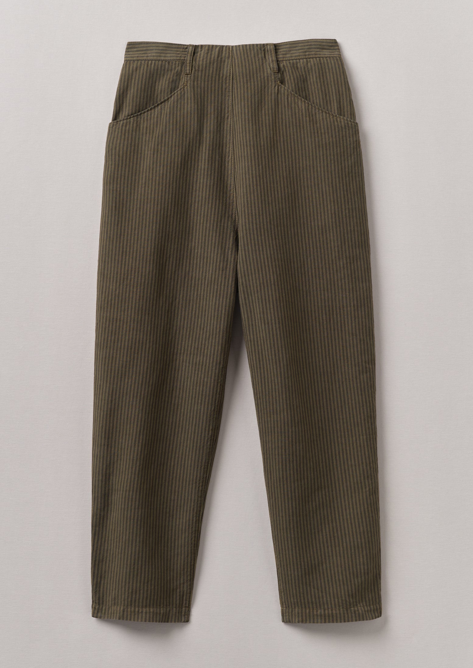 Alix Stripe Cotton Linen Pants | Fawn
