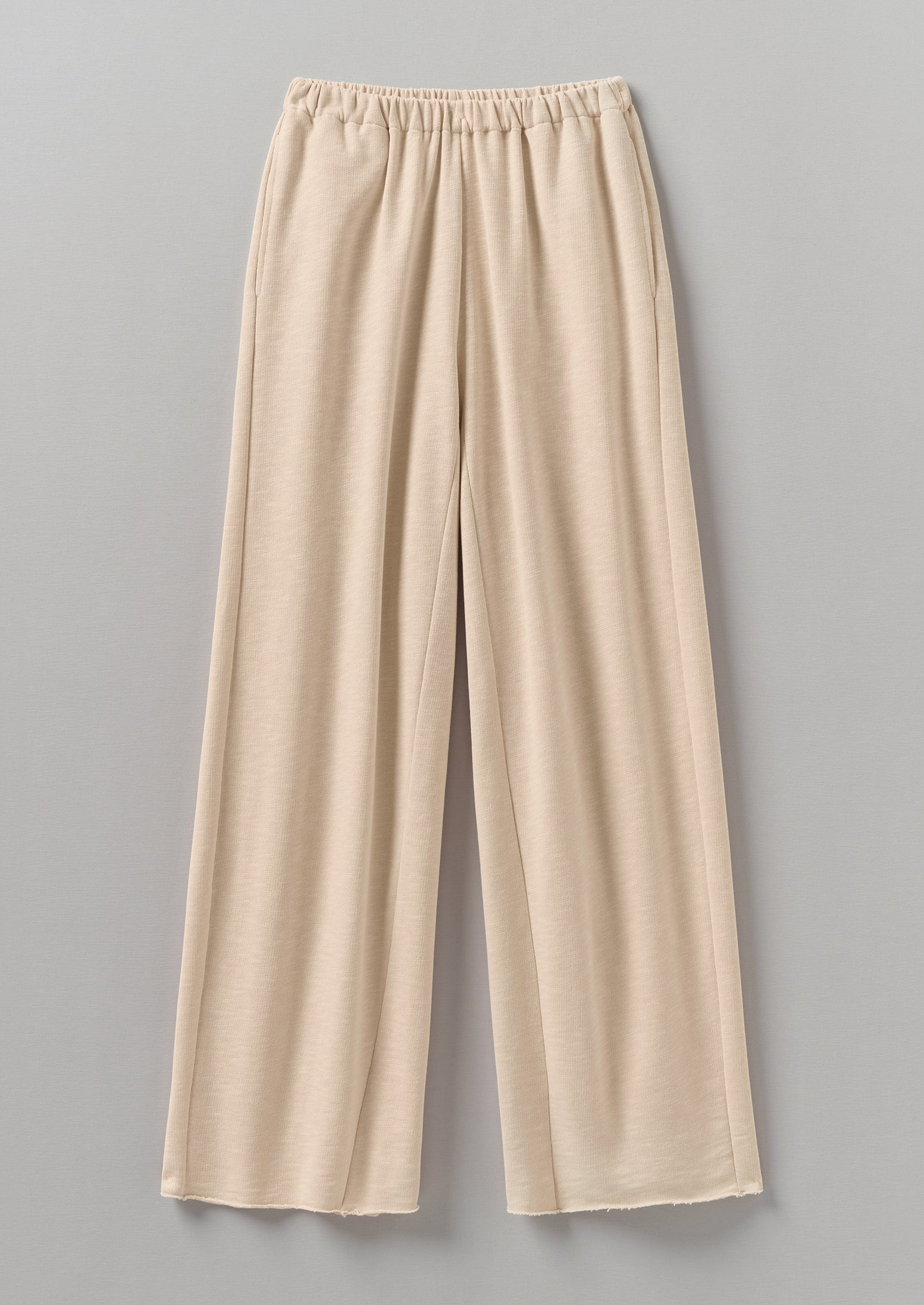 Loopback Jersey Wide Leg Pants | Shell