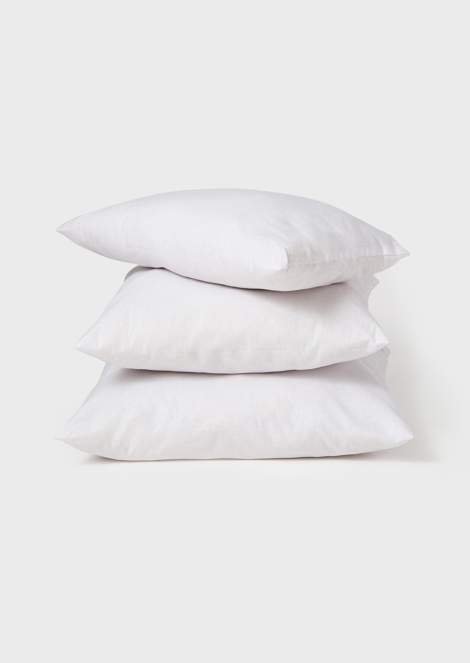 Small Rectangle Wool Pillow Pad | White