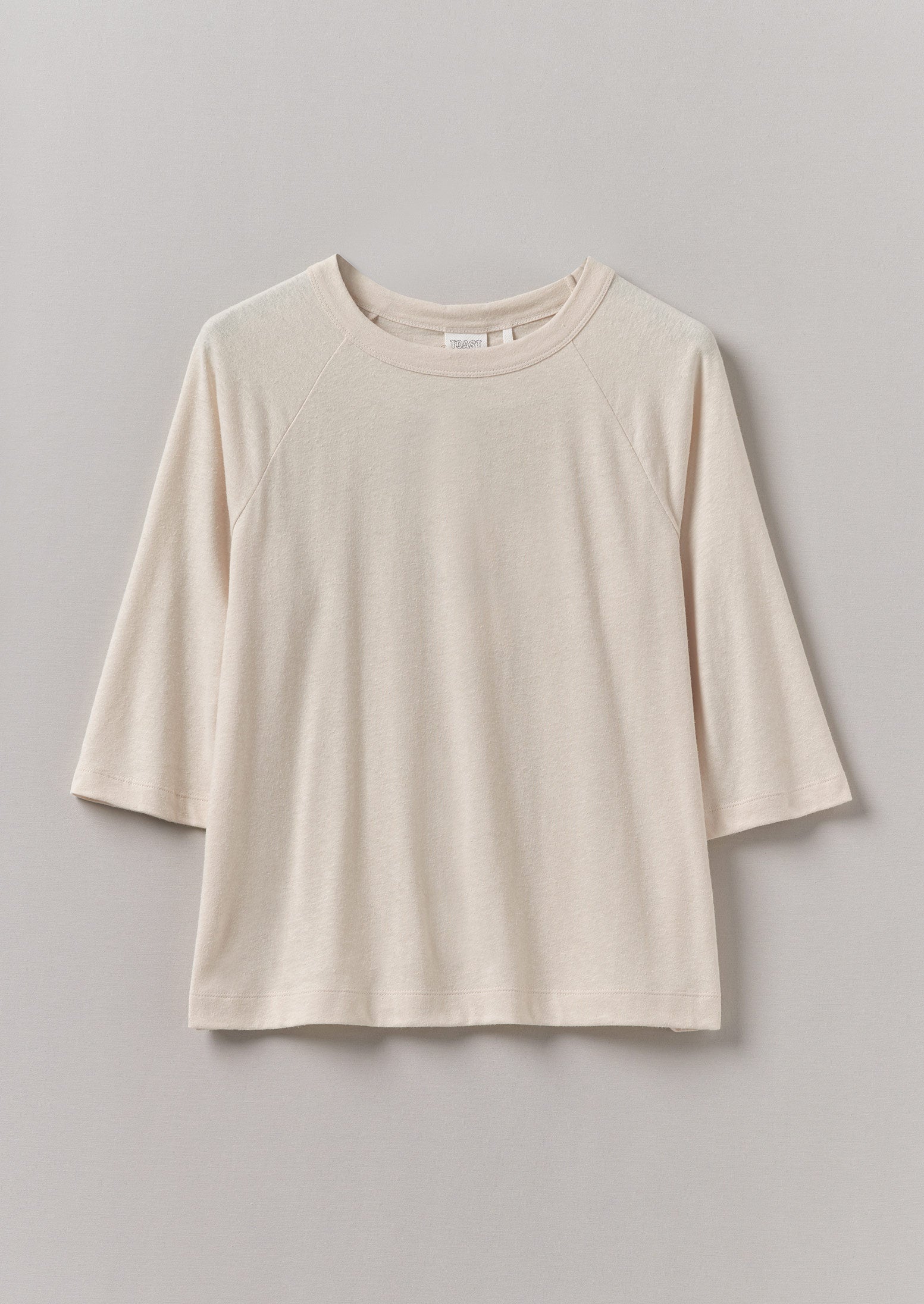 Cotton Hemp Raglan Tee | Ecru