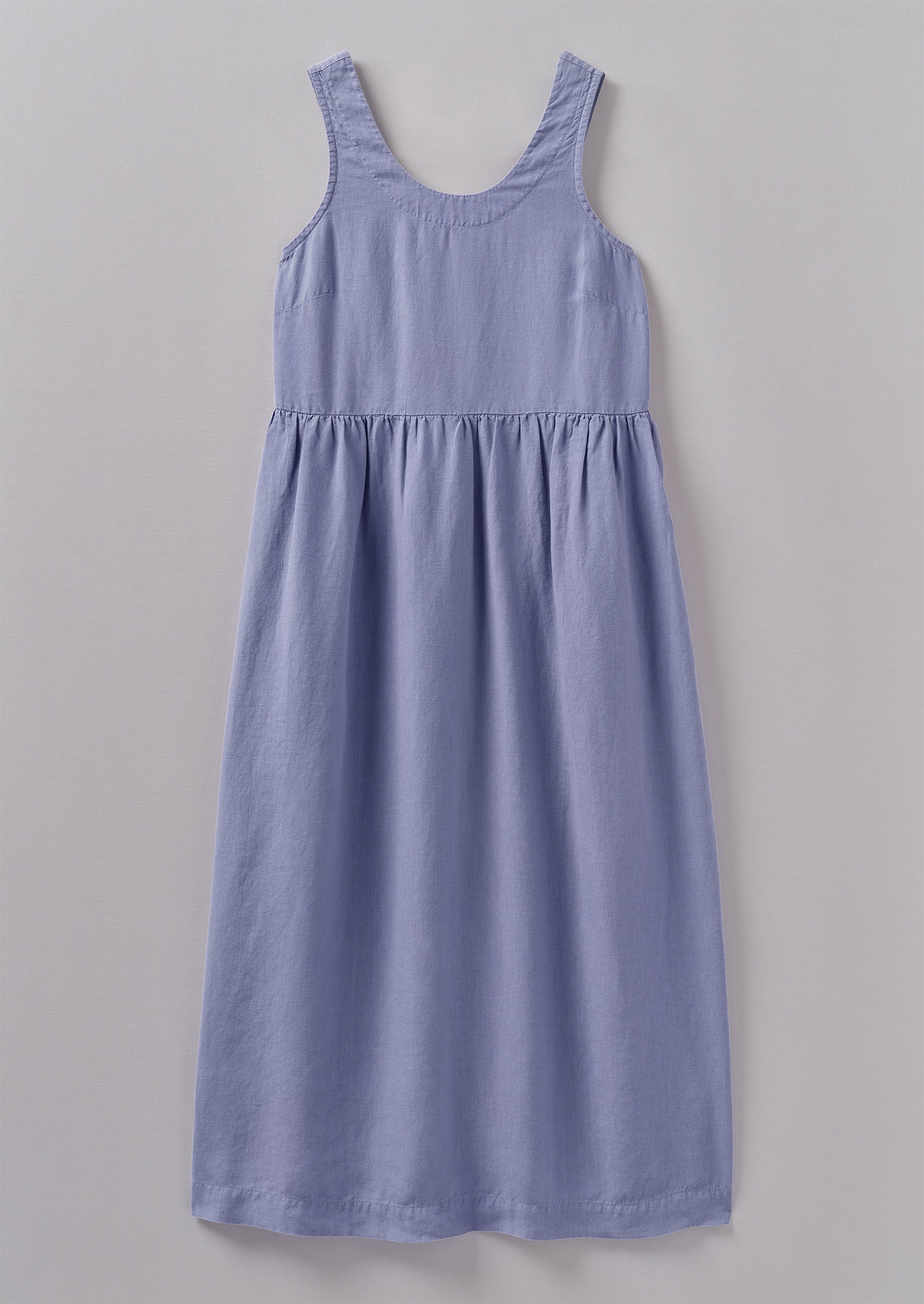 Scoop Neck Garment Dyed Dress | Iris