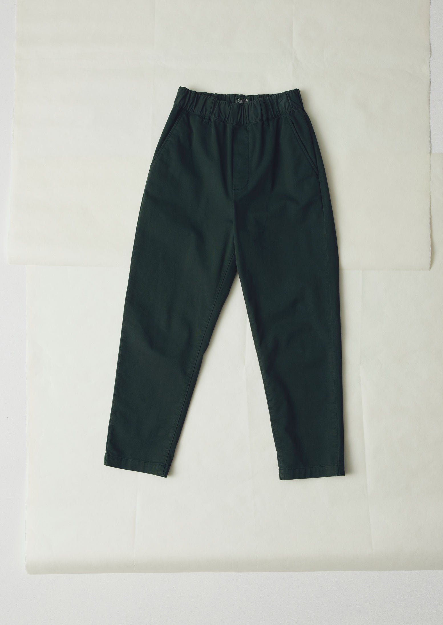 Gabi Cotton Pull On Pants | Pine