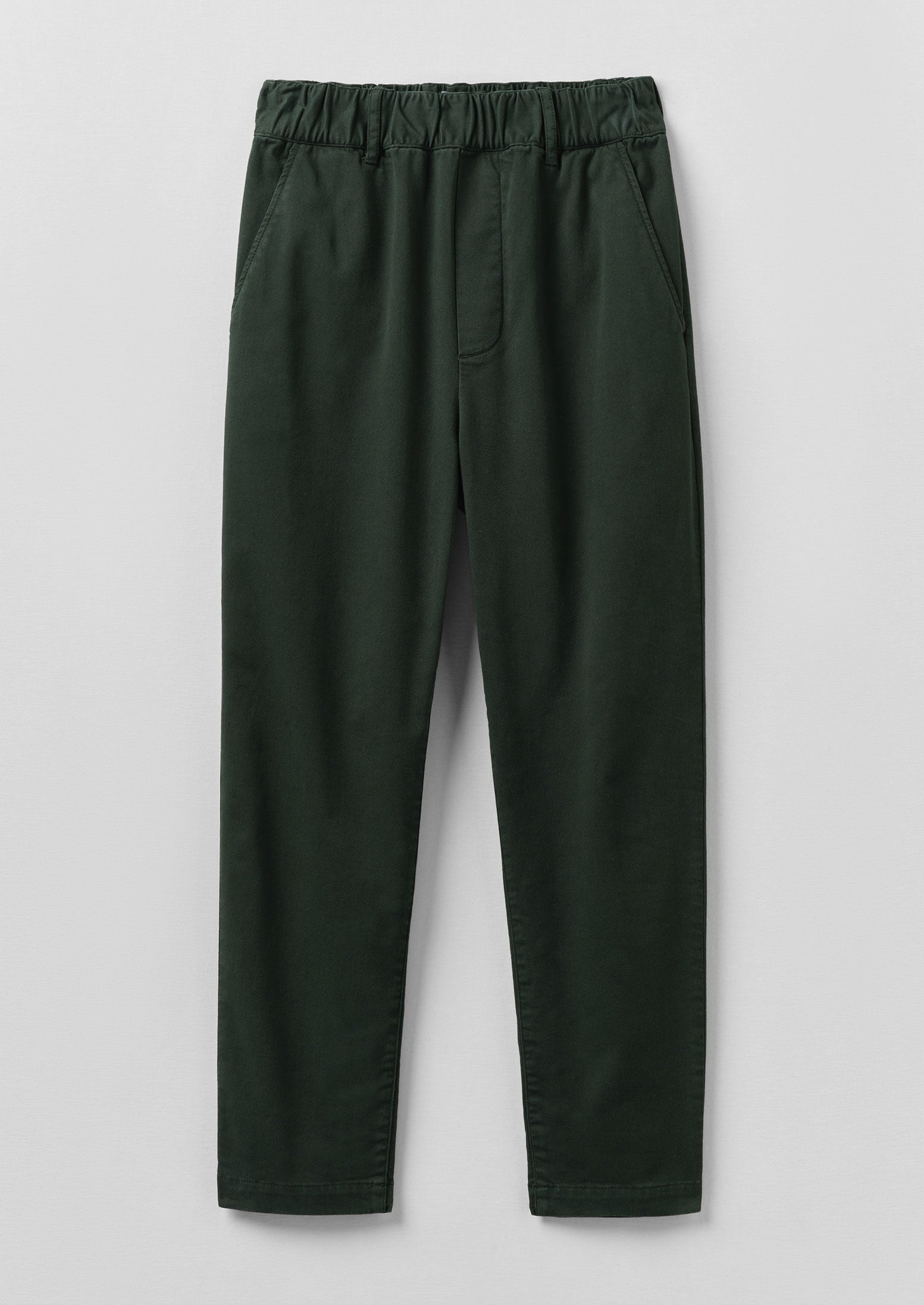 Gabi Cotton Pull On Pants | Pine