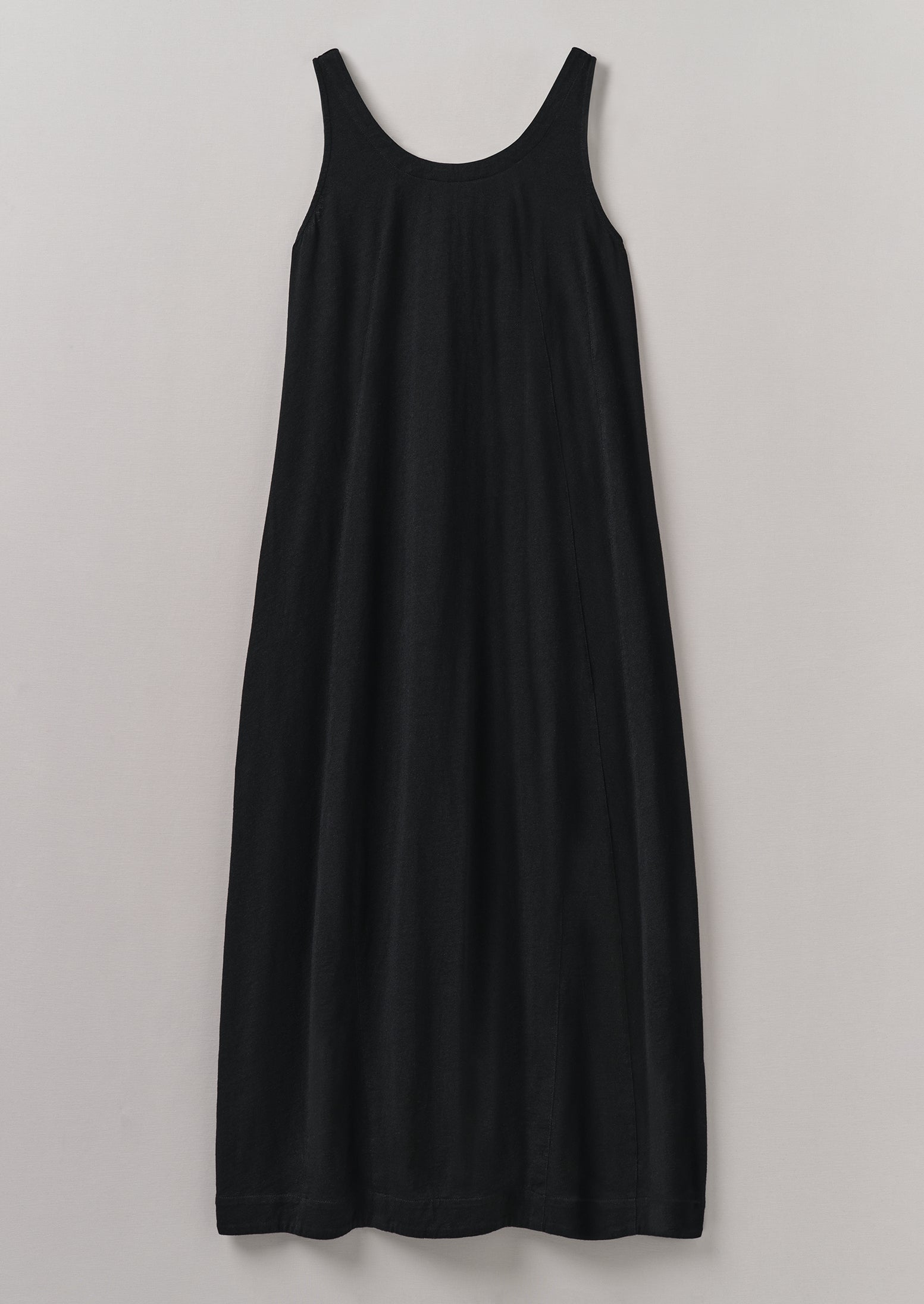 Jersey Cotton Easy Dress | Washed Black