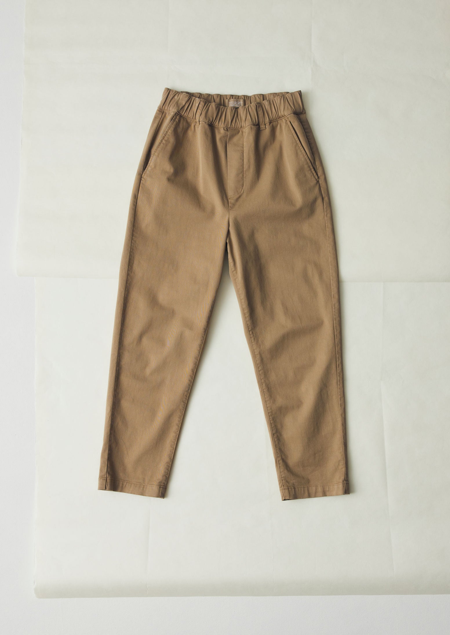 Gabi Cotton Pull On Pants | Ash Brown