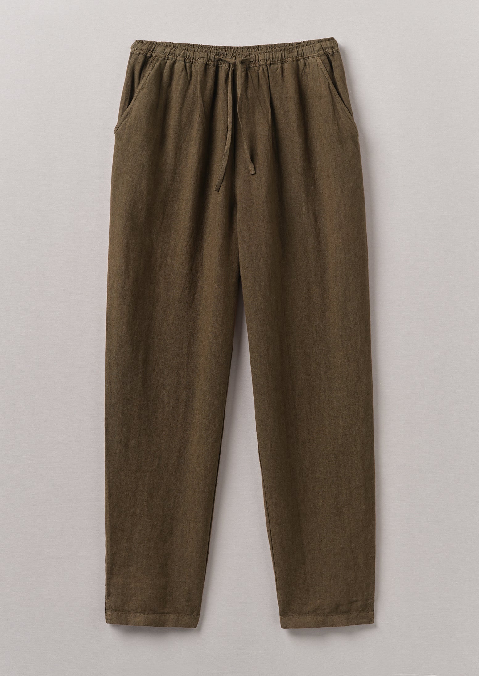 Garment Dyed Linen Pull On Pants | Pear