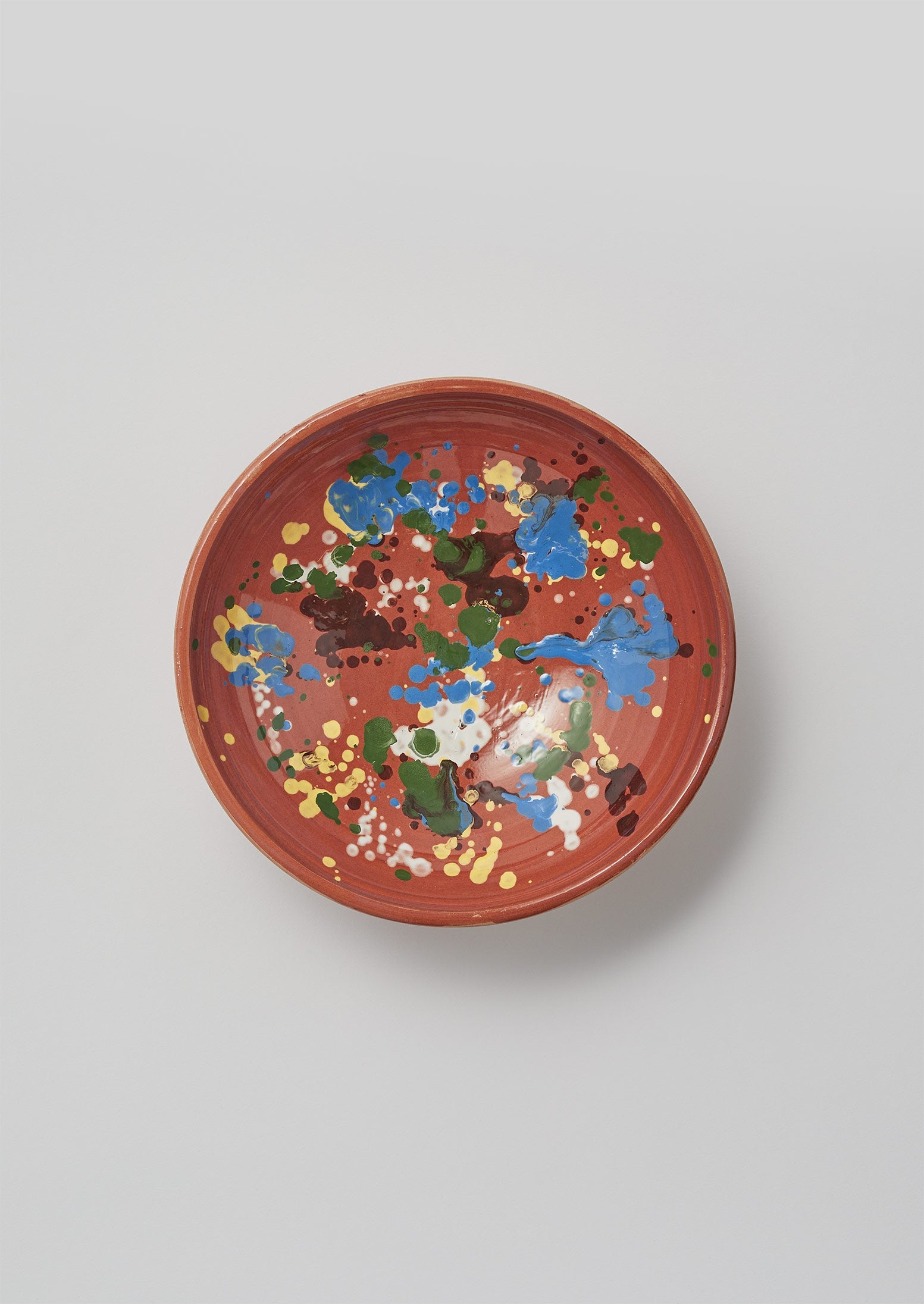 Casa de Folklore Splatter Fruit Bowl | Terracotta/Multi