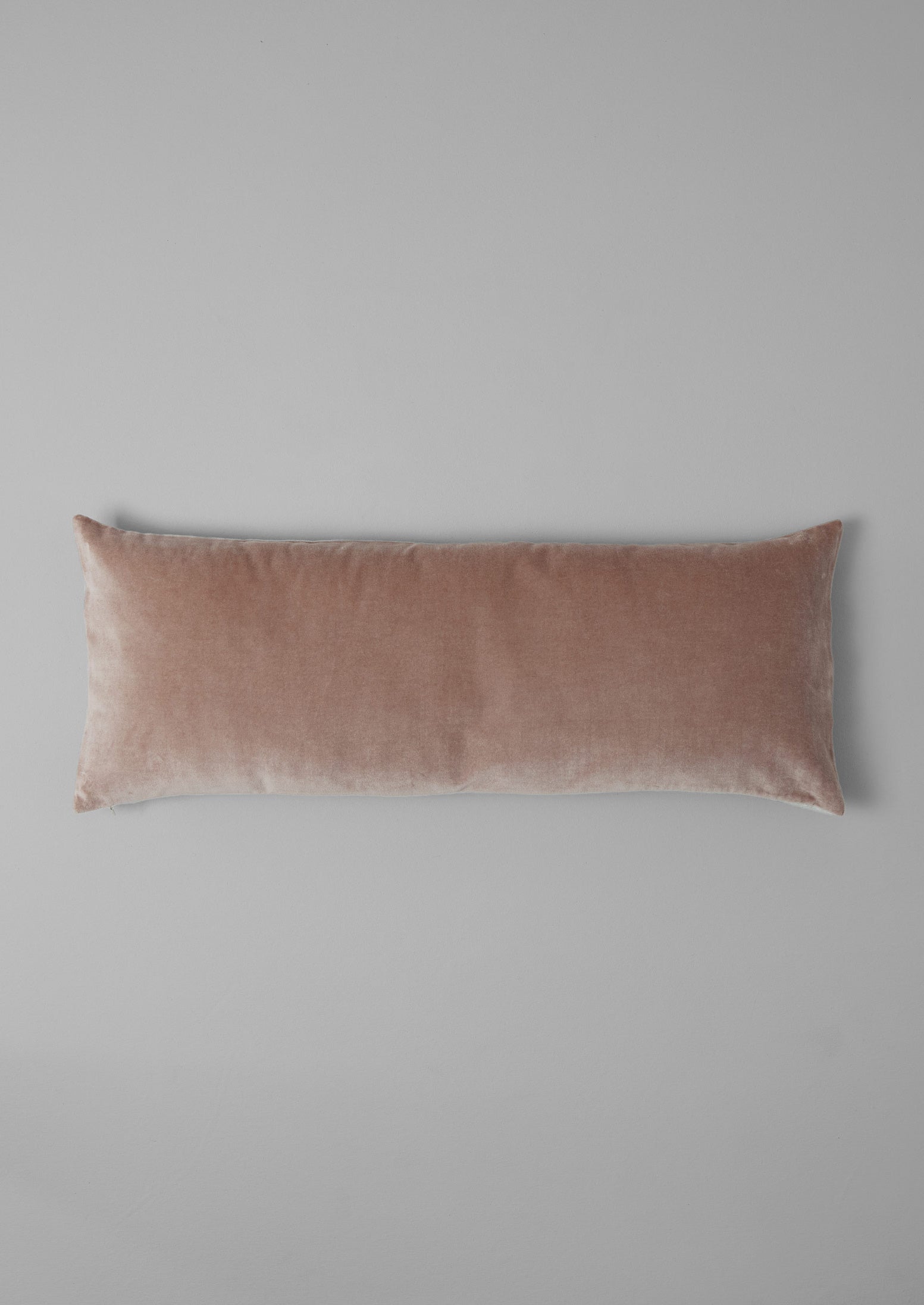 Velvet Bolster Pillow | Hellebore/Natural