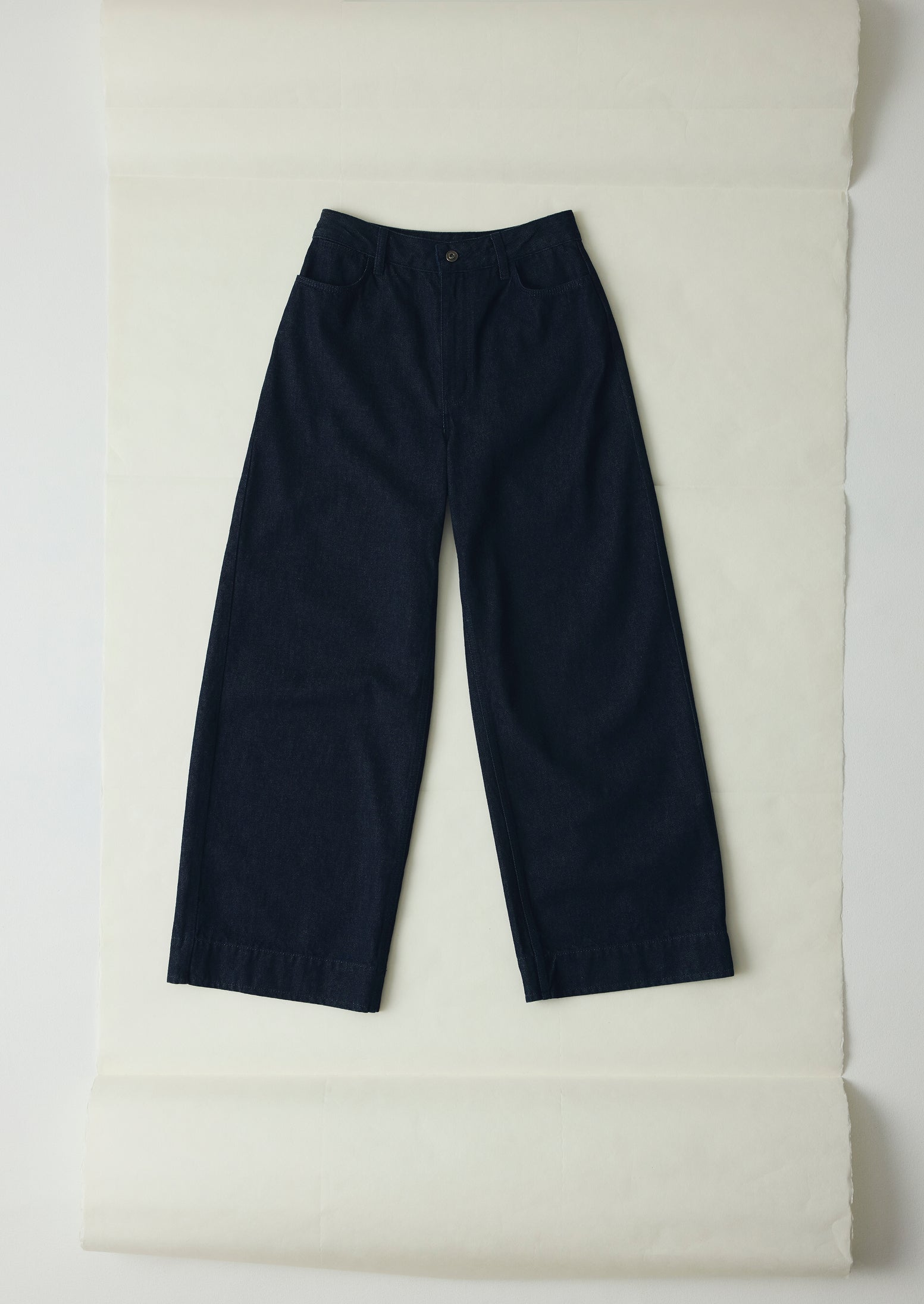 Wide Leg Denim Pants | Indigo