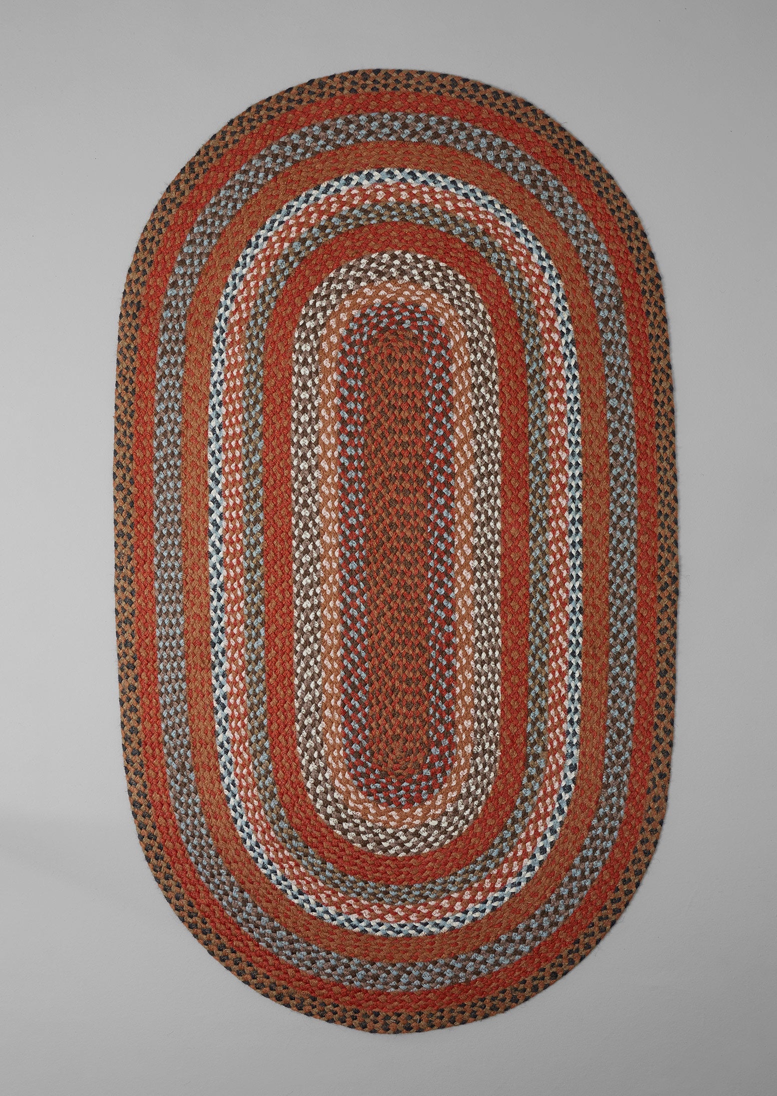 The Braided Rug Company Organic Jute Rug | Ginger Multi