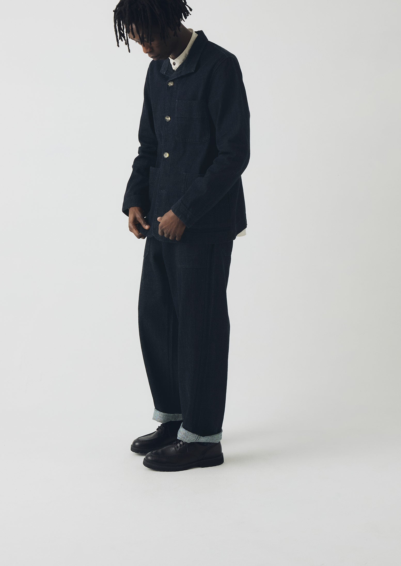 Monty Japanese Denim Jacket | Indigo