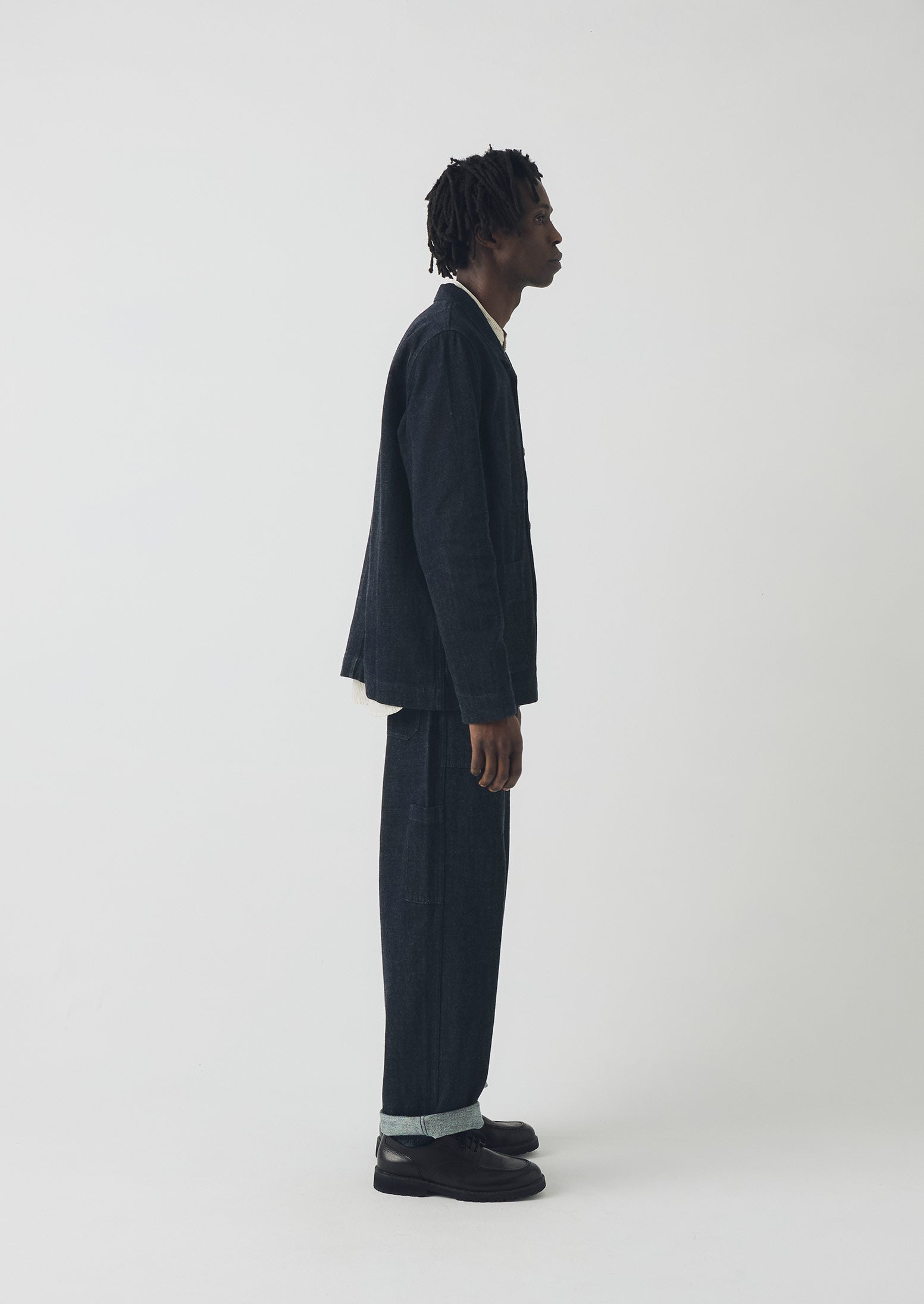 Monty Japanese Denim Jacket | Indigo