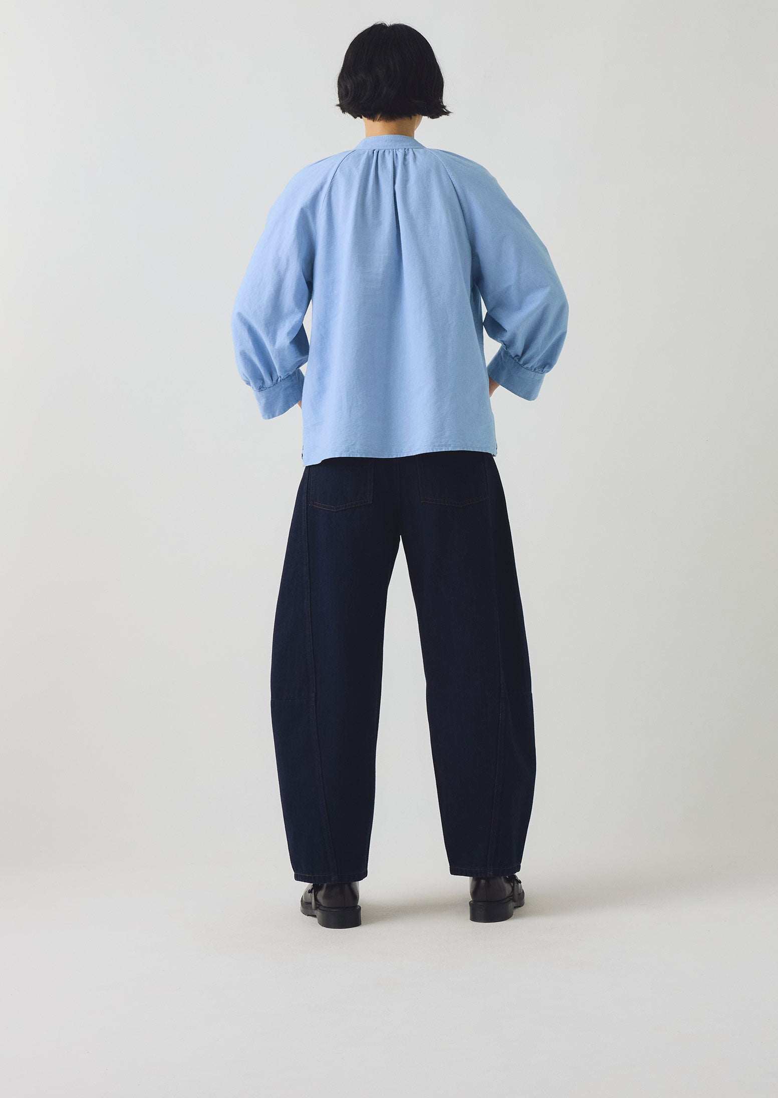 Catrin Cotton Oxford Shirt | Chambray