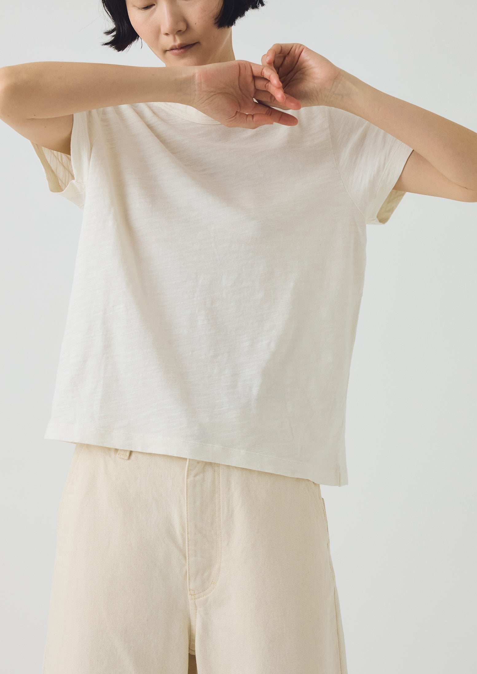 Sadie Organic Cotton Boy Tee | Chalk
