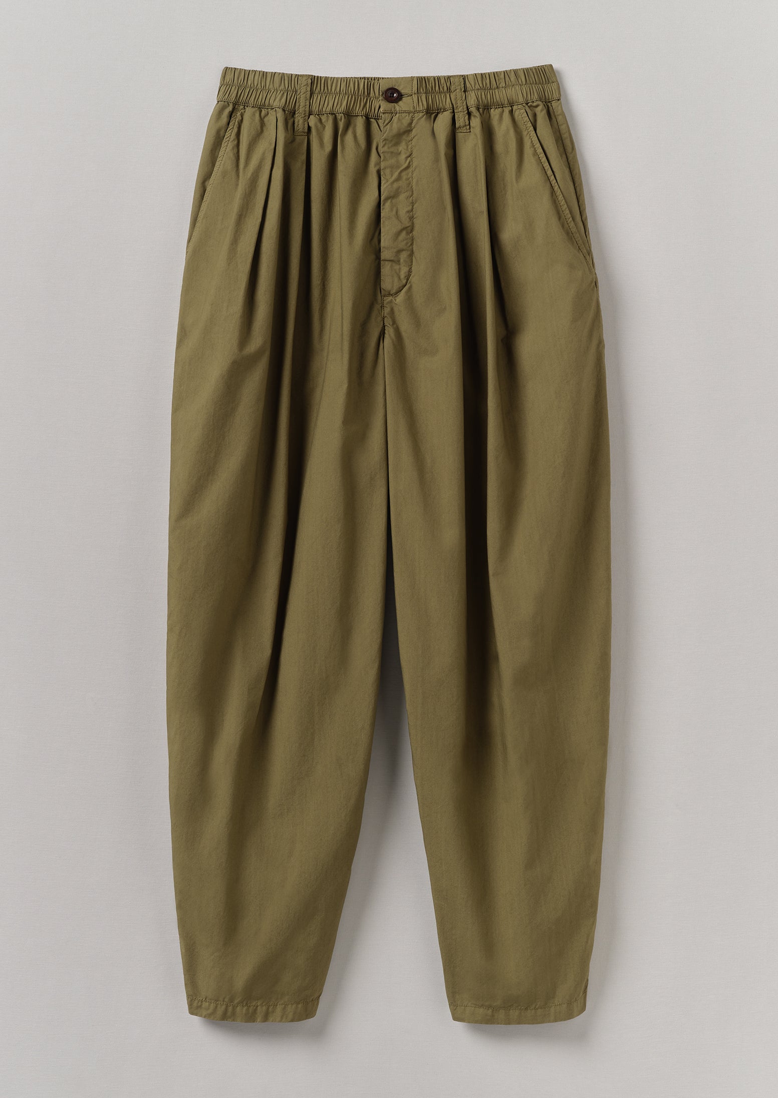 Cotton Poplin Tapered Pants | Montella