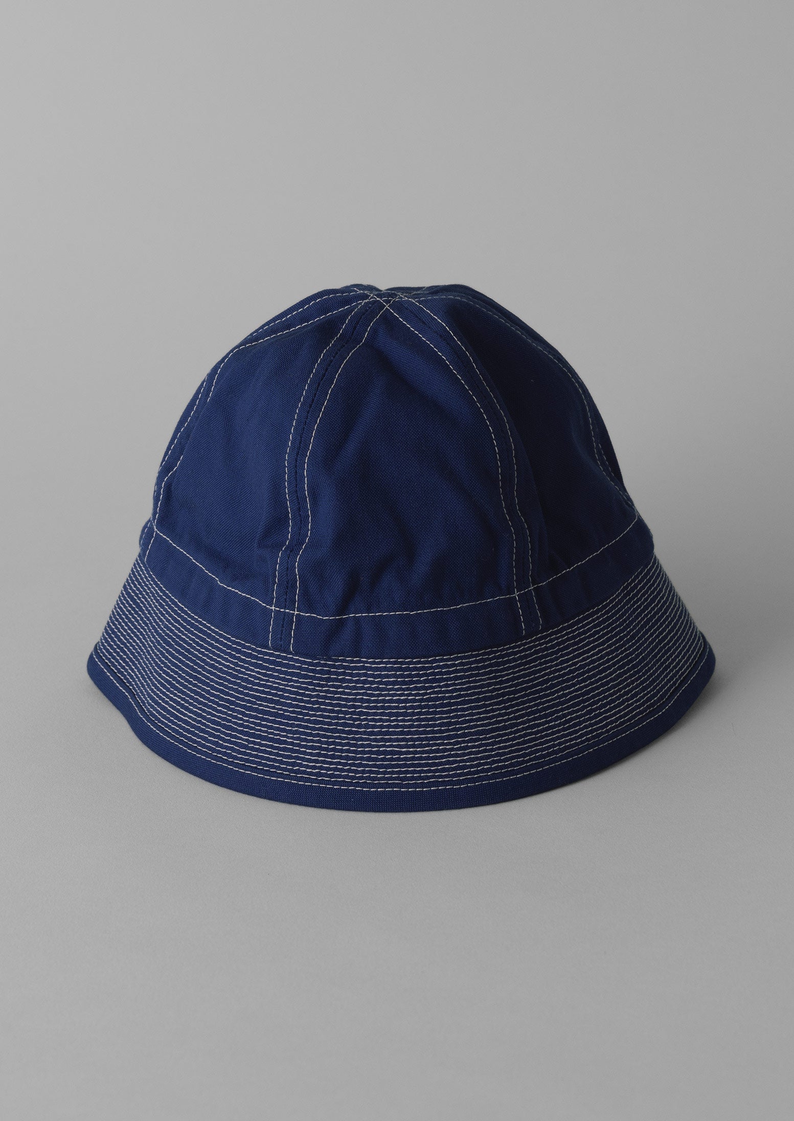 Cableami Canvas Dixie Hat | Blue/Ecru