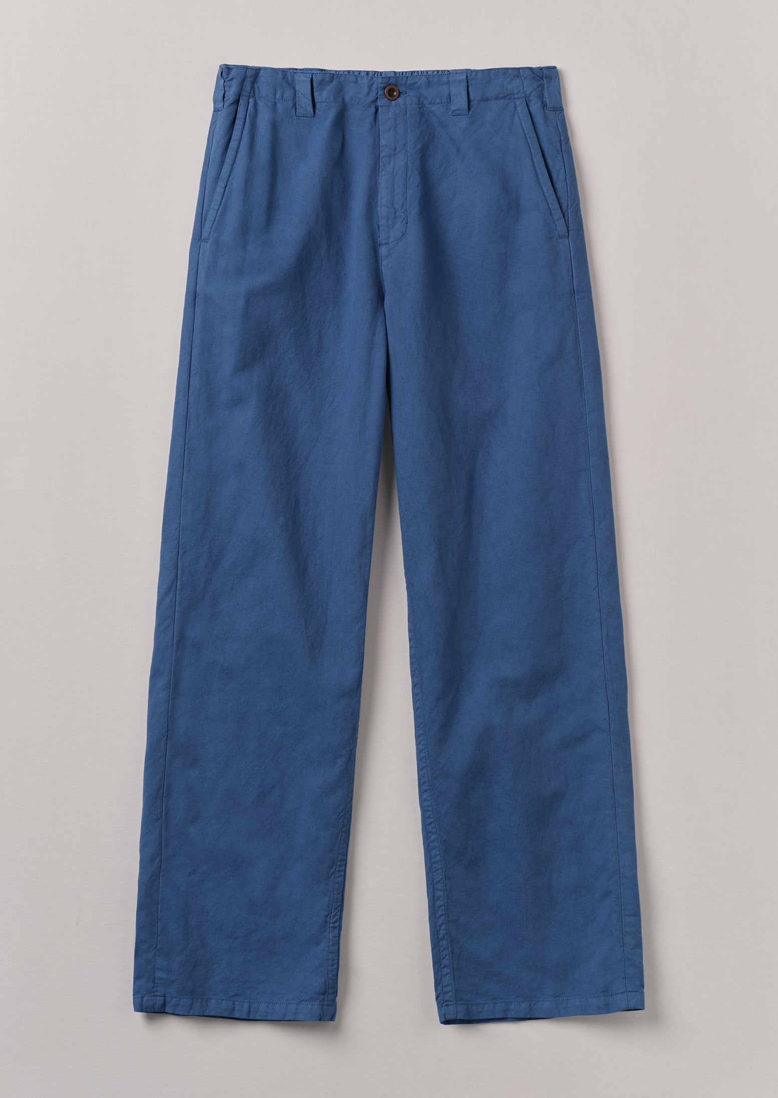 Rory Cotton Linen Drawstring Pants | Washed Indigo