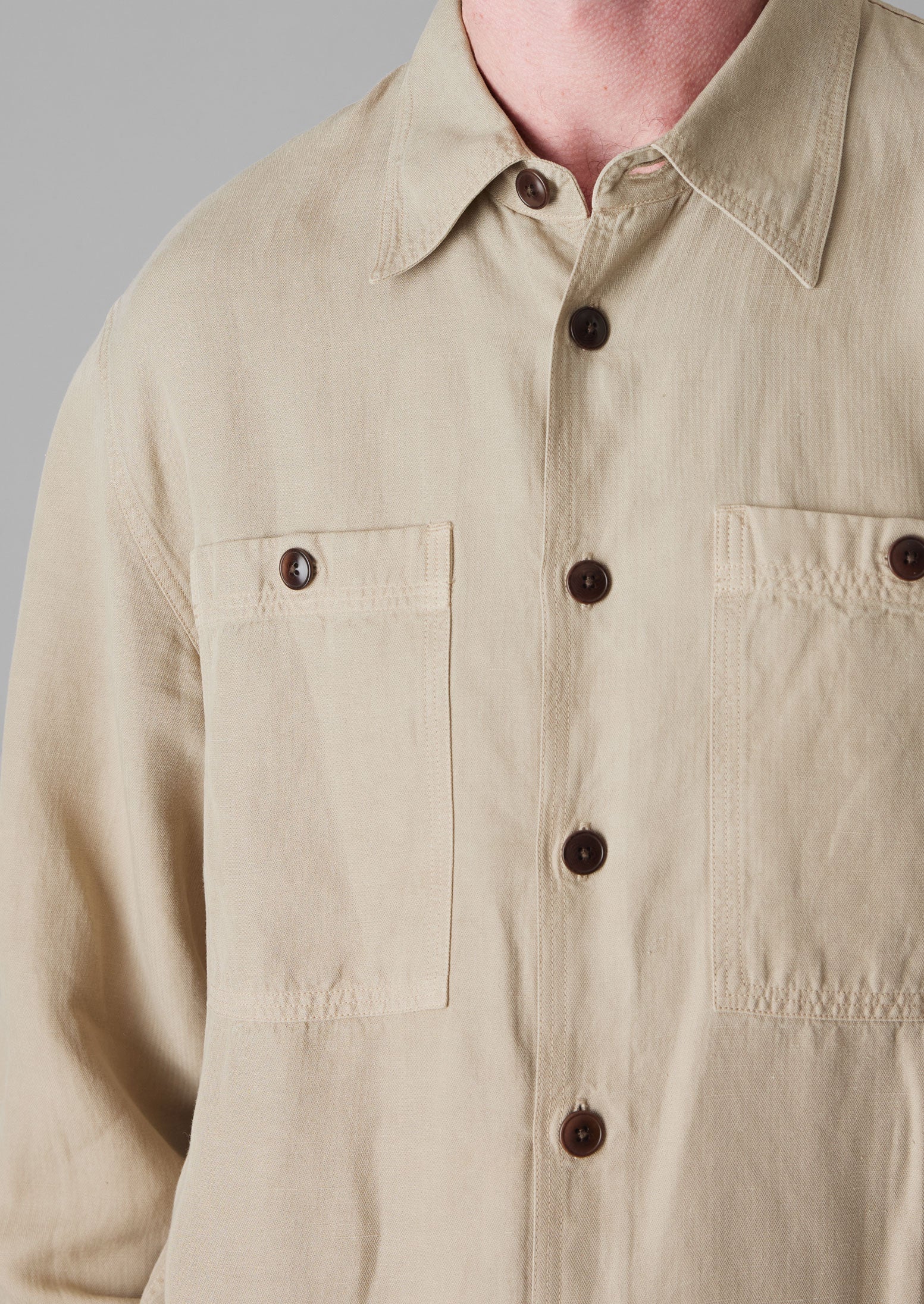 Garment Dyed Patch Pocket Shirt | Salt