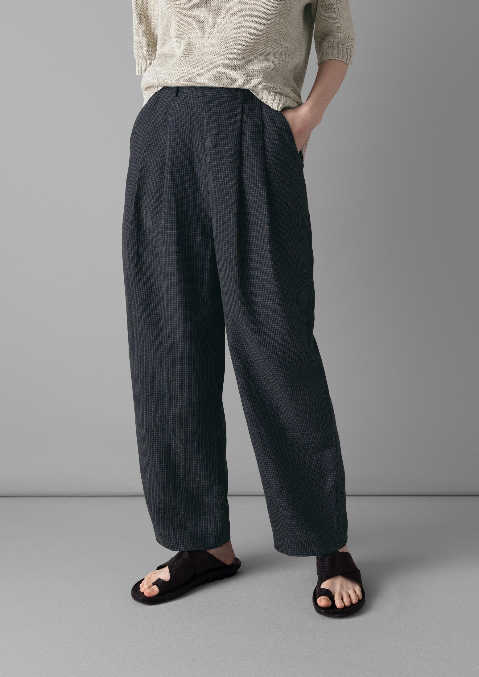 Mariner Grid Check Pants | North Sea