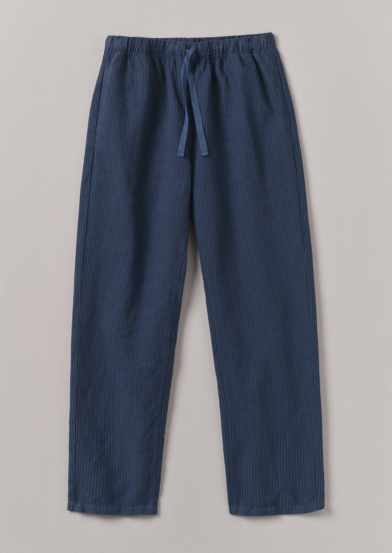 Alfie Overdyed Stripe Pants | Engineer Blue