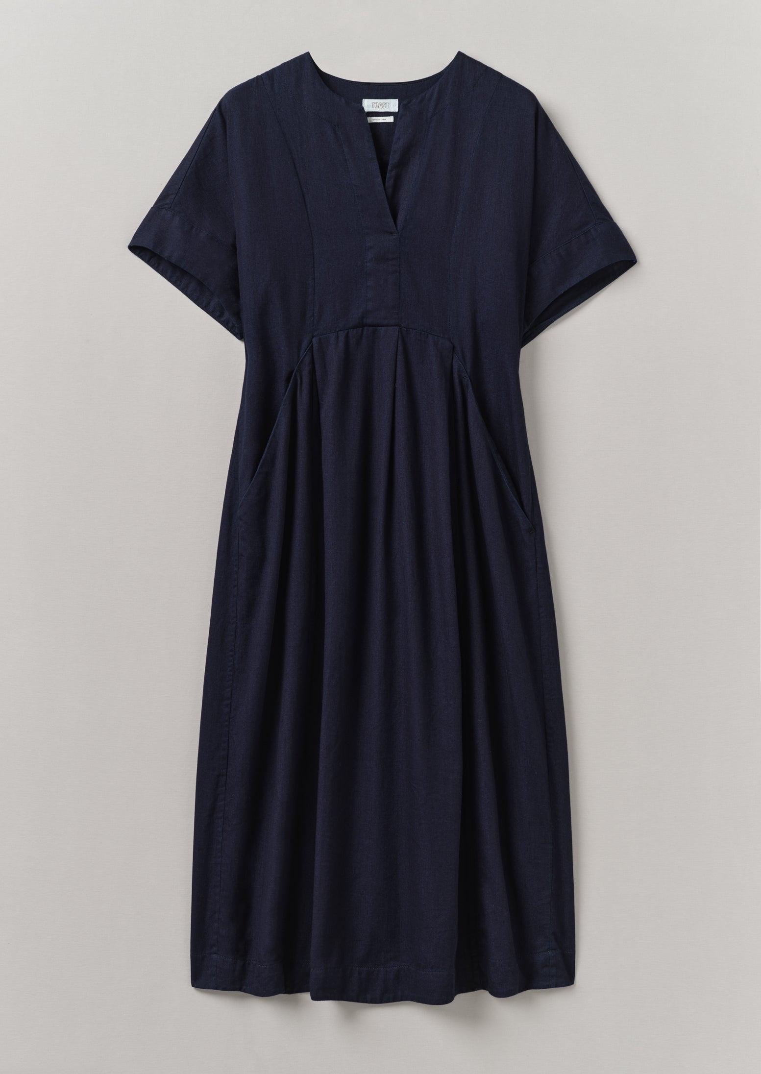Bryn Twill Dress | Indigo