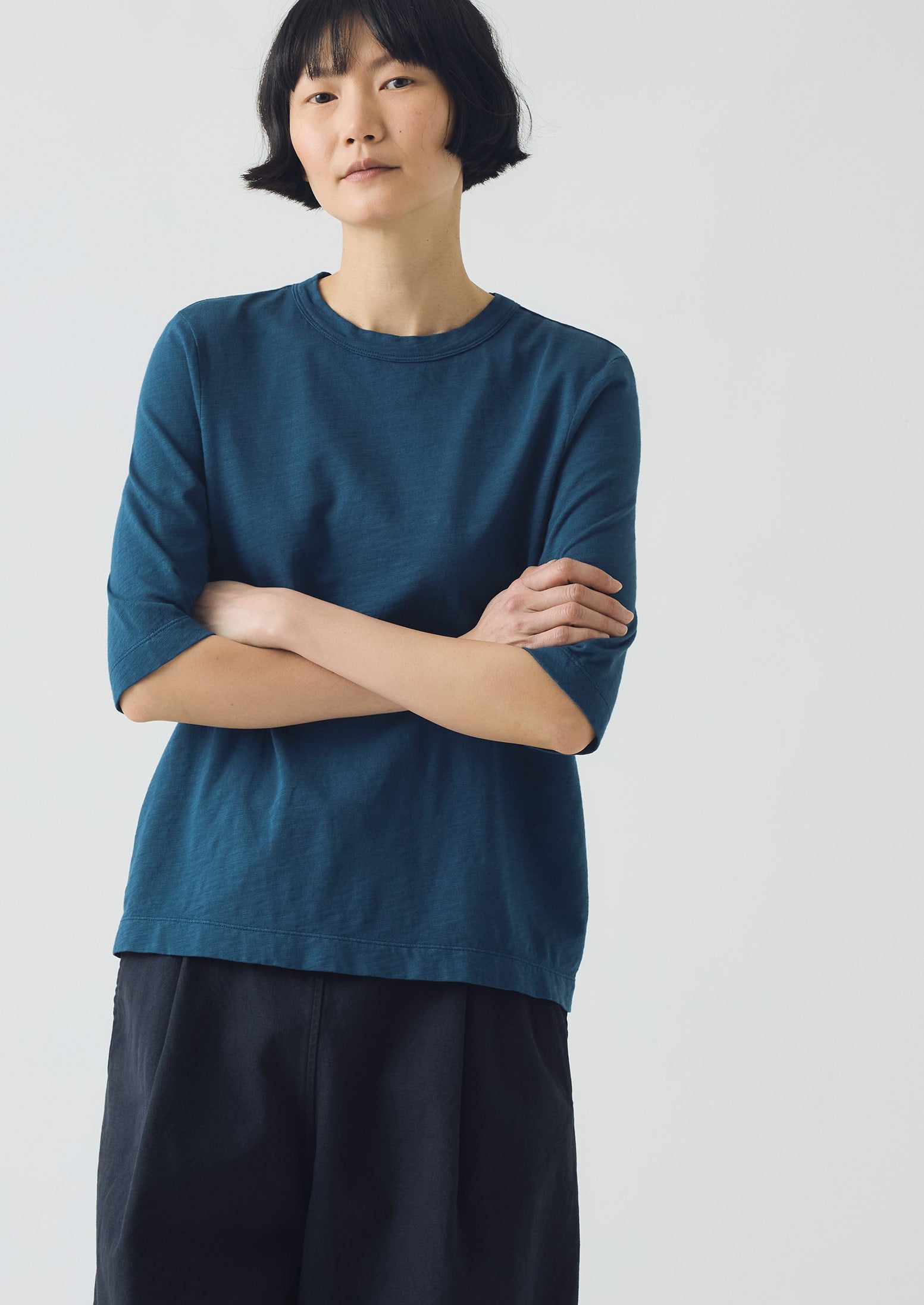 Cleo Garment Dyed Organic Cotton Tee