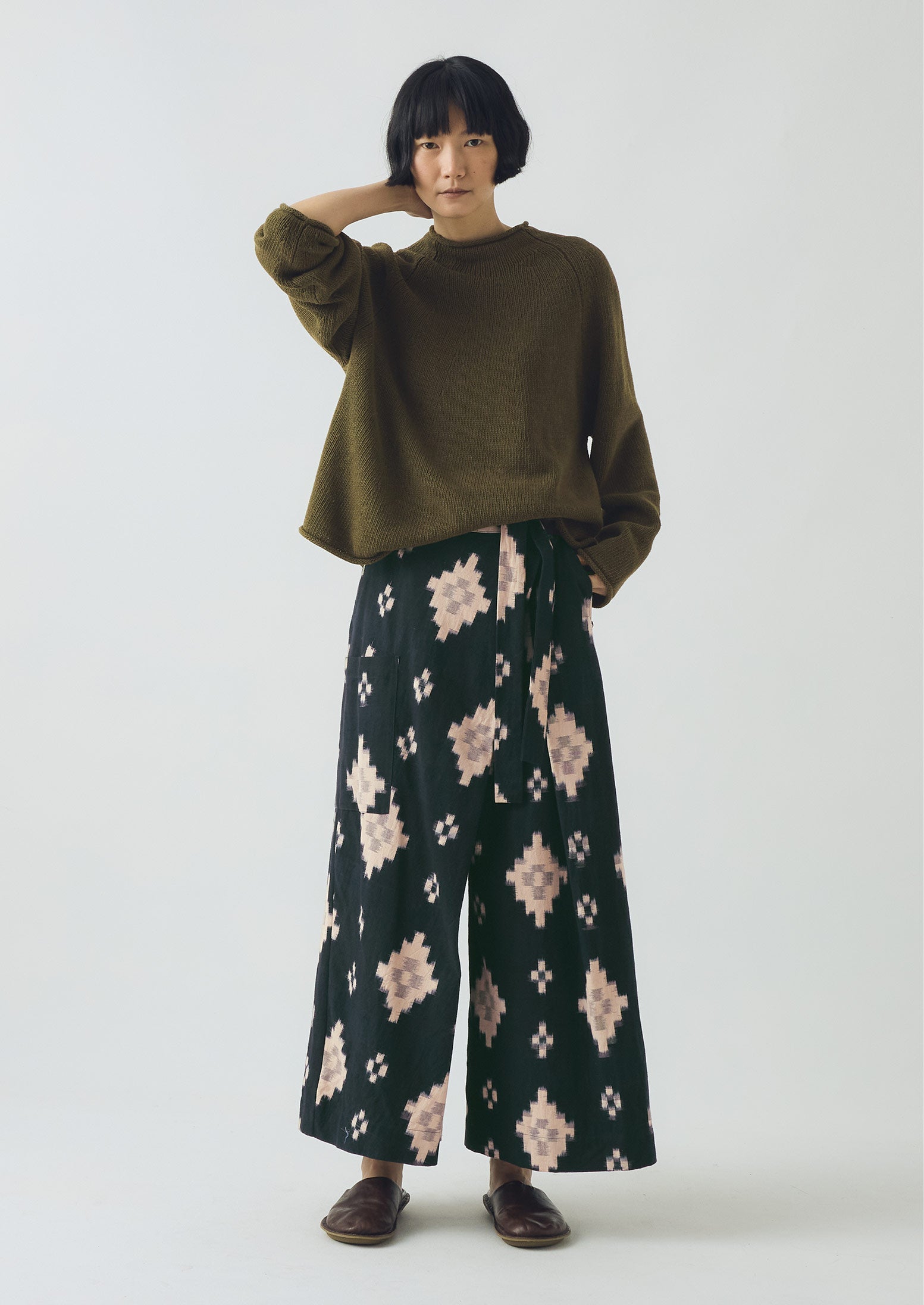 Organic Cotton Linen Easy Sweater | Montella
