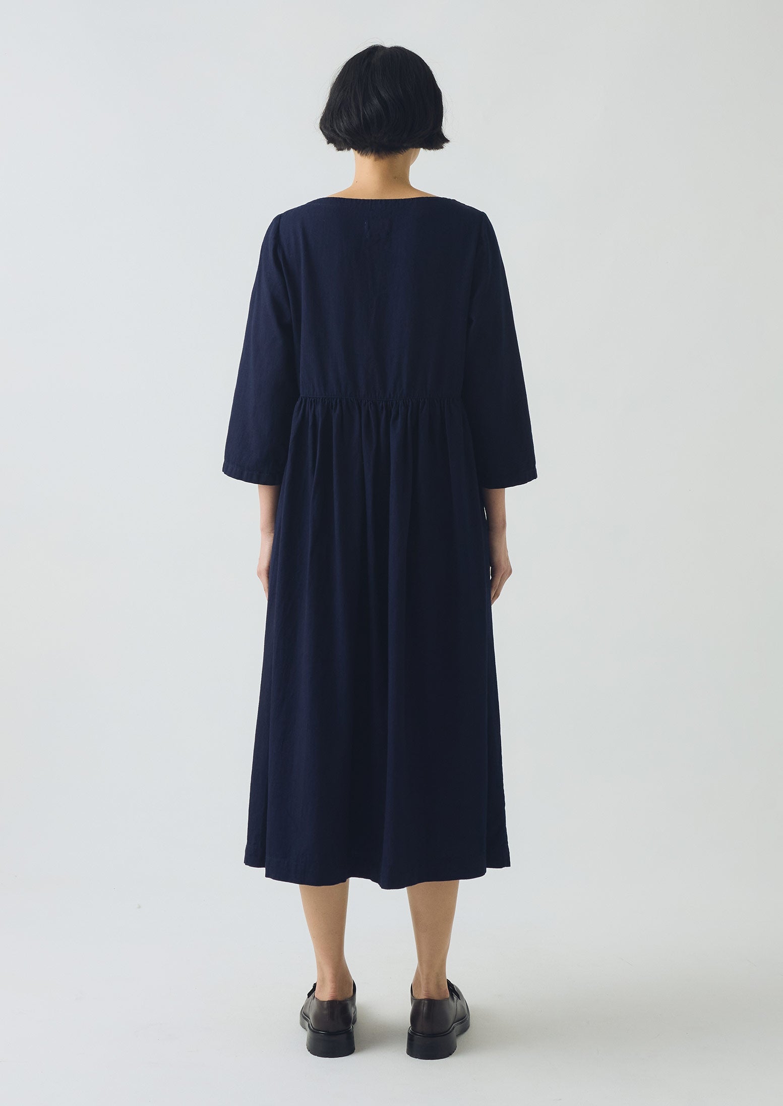 Freya Indigo Twill Dress | Indigo