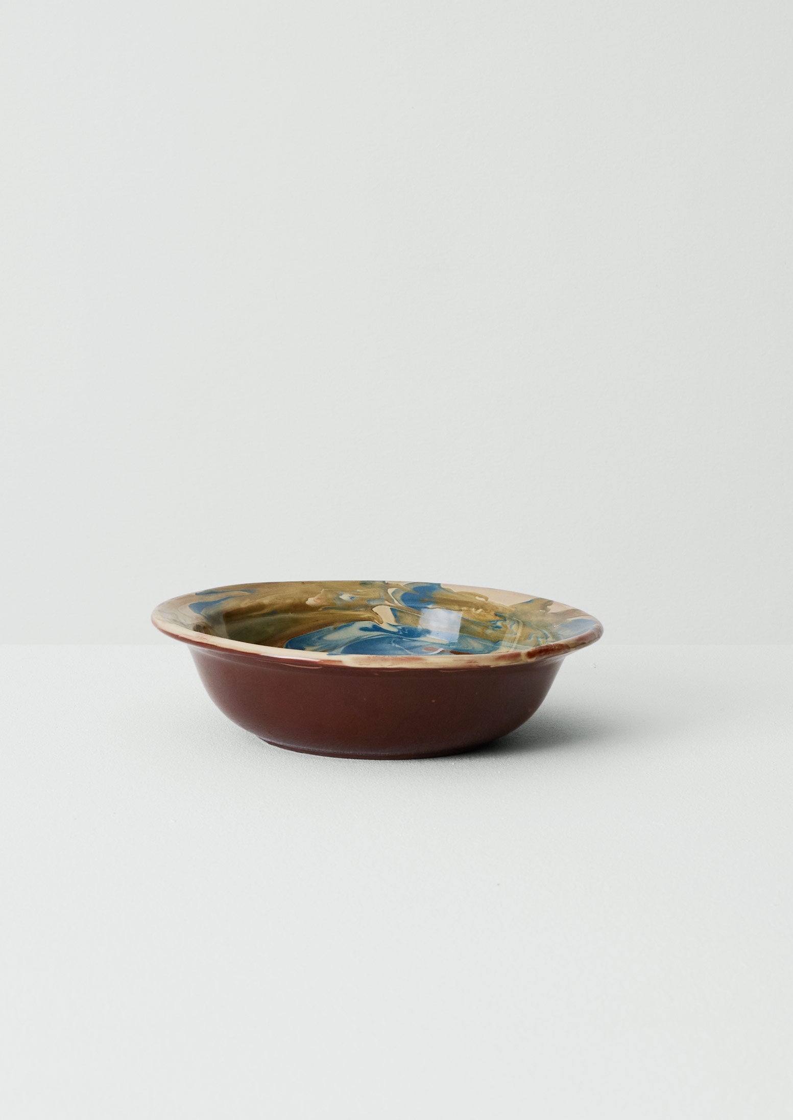 Poterie Barbotine Marbled Dish | Sand/Moss