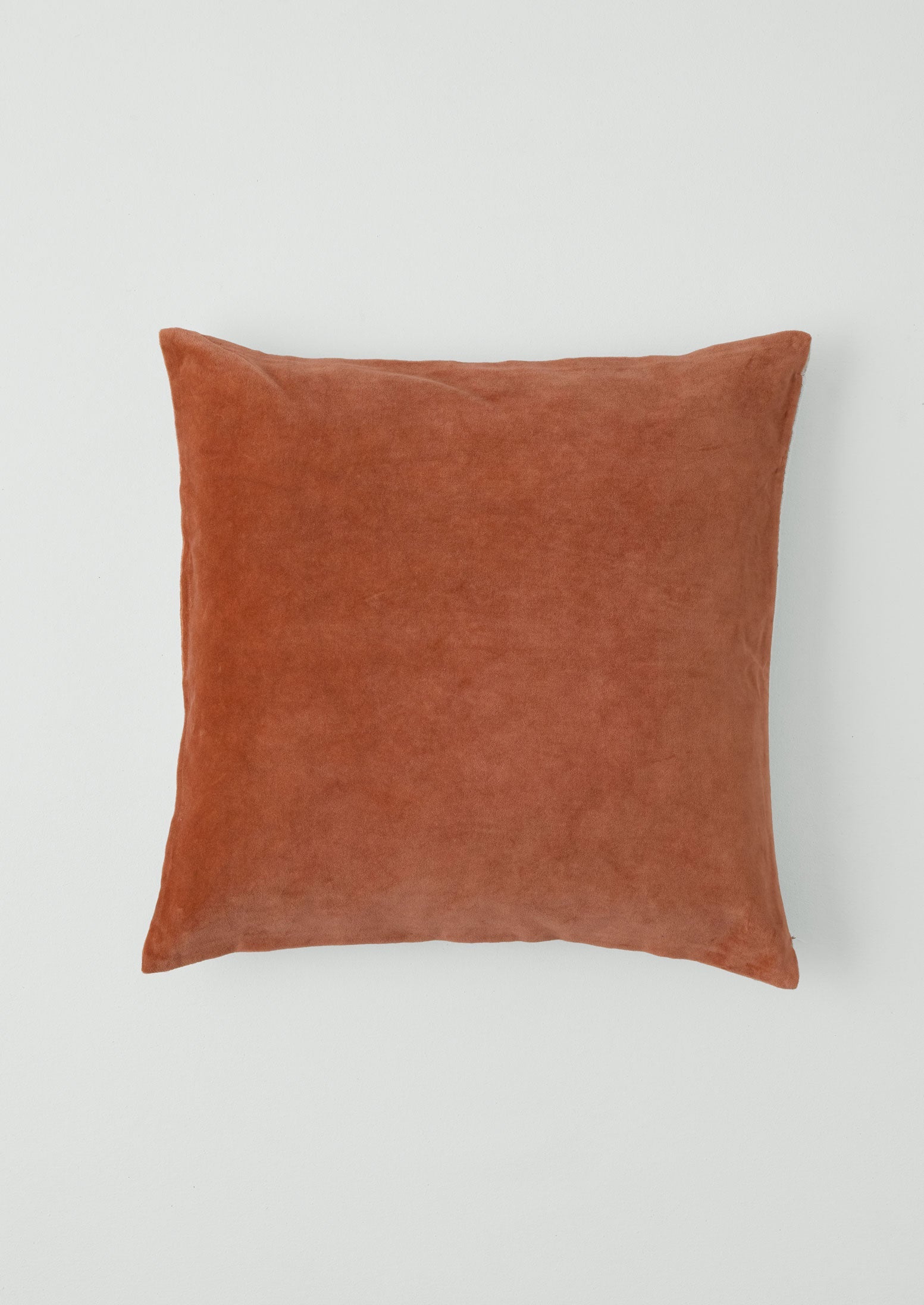 Square Velvet Pillow Cover | Washed Coral
