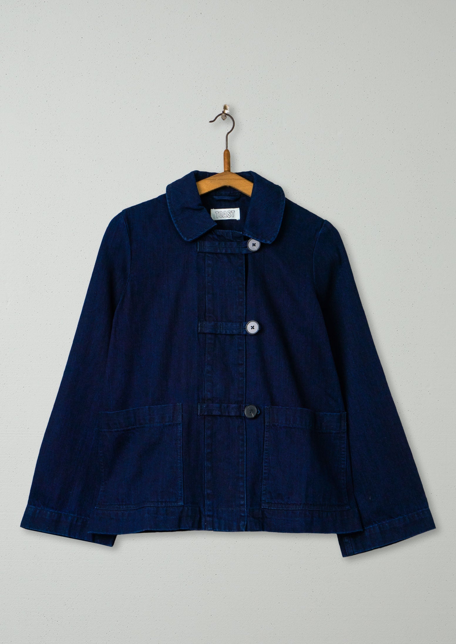 Reworn Japanese Indigo Jacket Size 14 (136) | Indigo