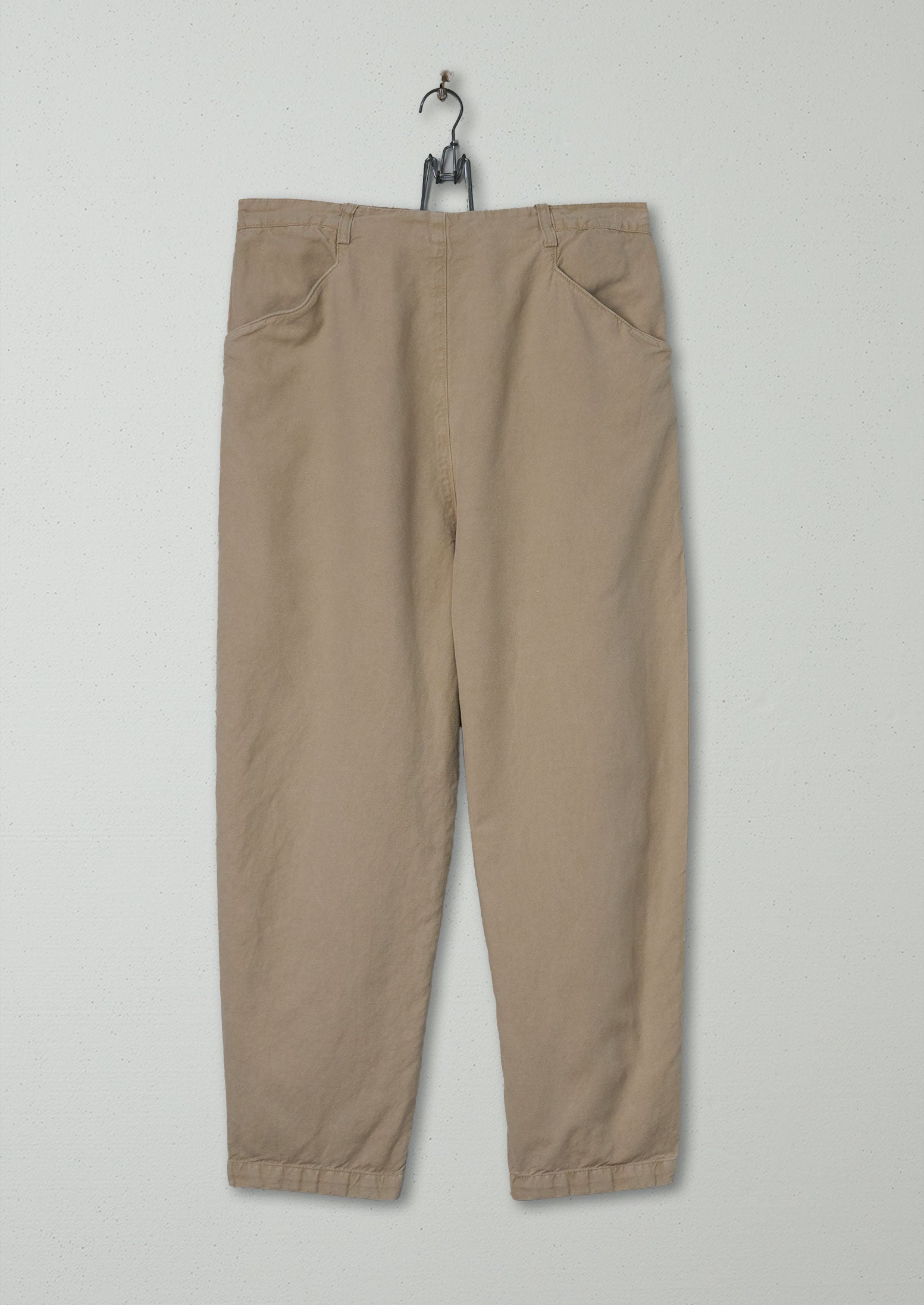 Reworn Cotton Linen Pants Size 12 (645) | Desert