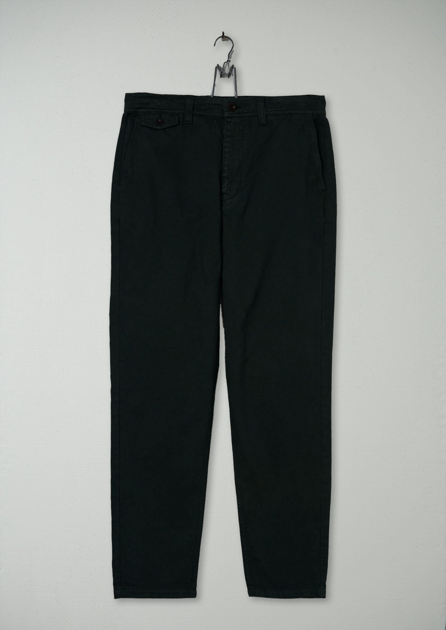 Reworn Garment Dyed Tapered Pants Size 32 (030) | Dark Mineral Green
