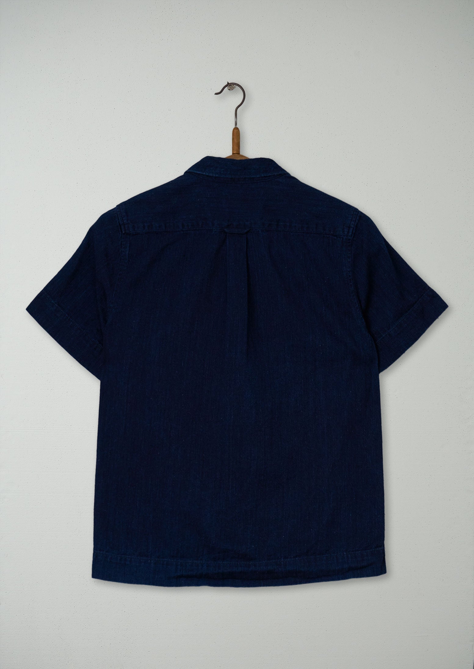 Reworn Indigo Safari Shirt Size 10 (529) | Indigo