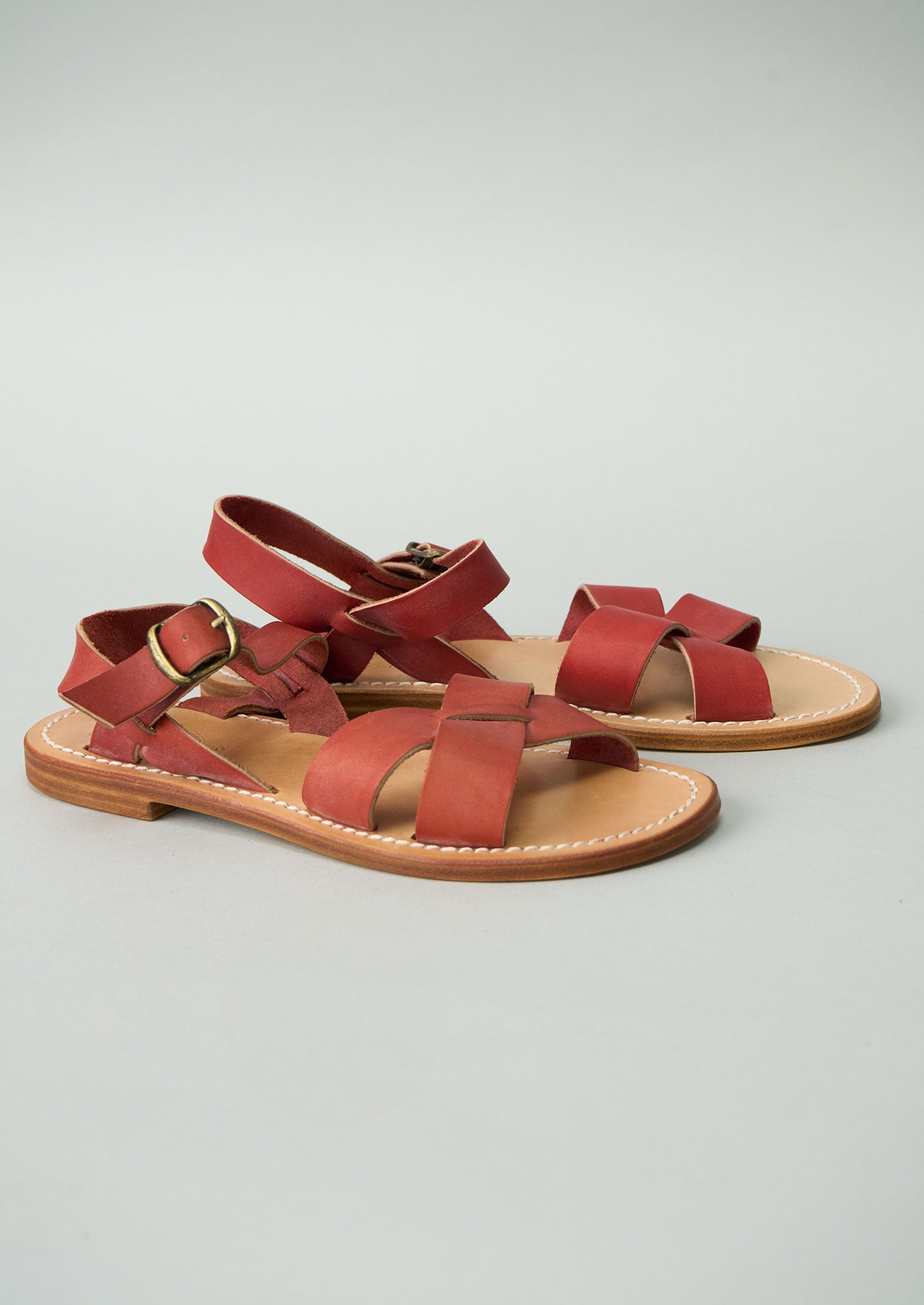 Reworn La Botte Gardiane Pac Sandals Size 36 (309) | Red