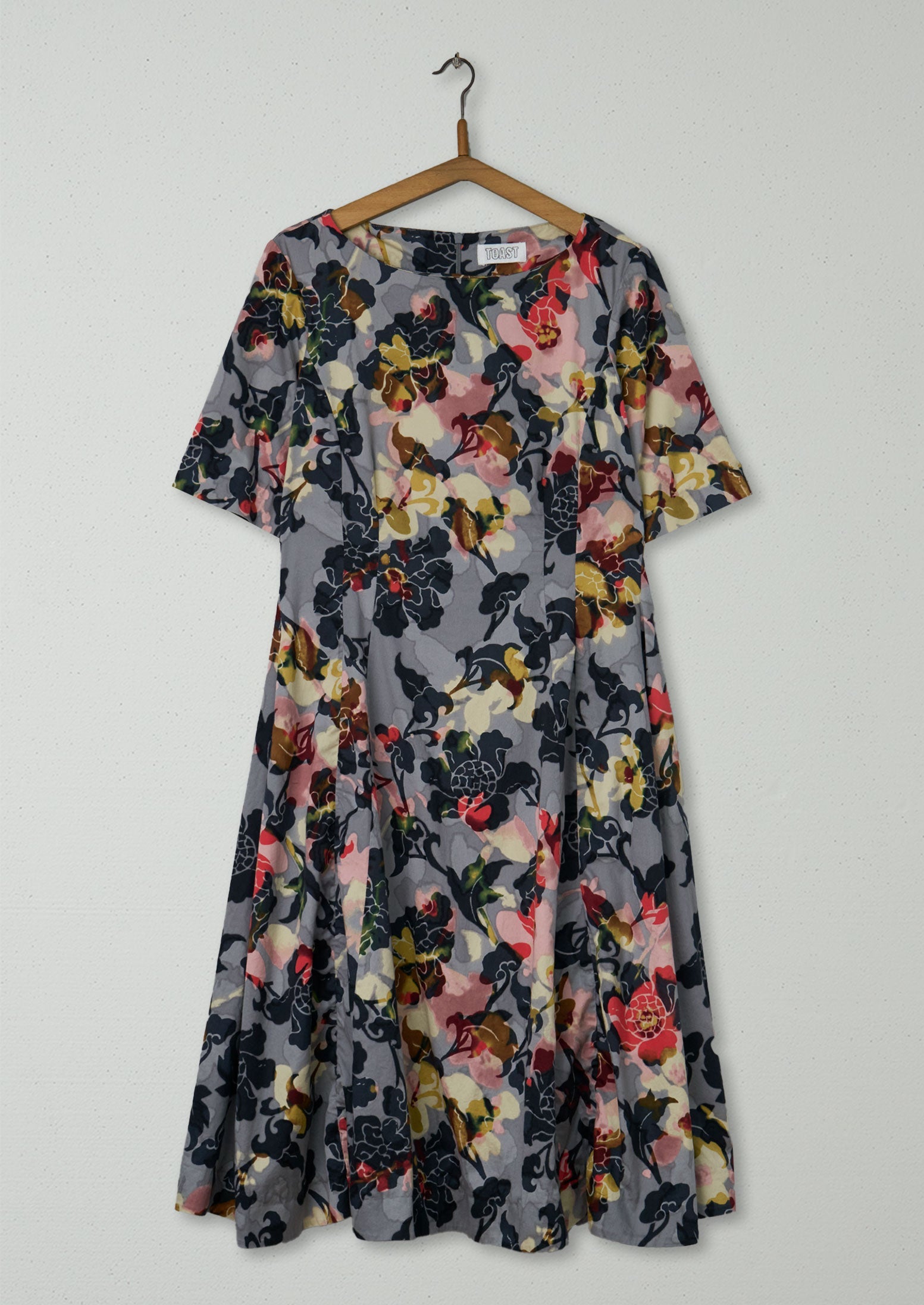 Reworn Floral Print Dress Size 12 (695) | Multi