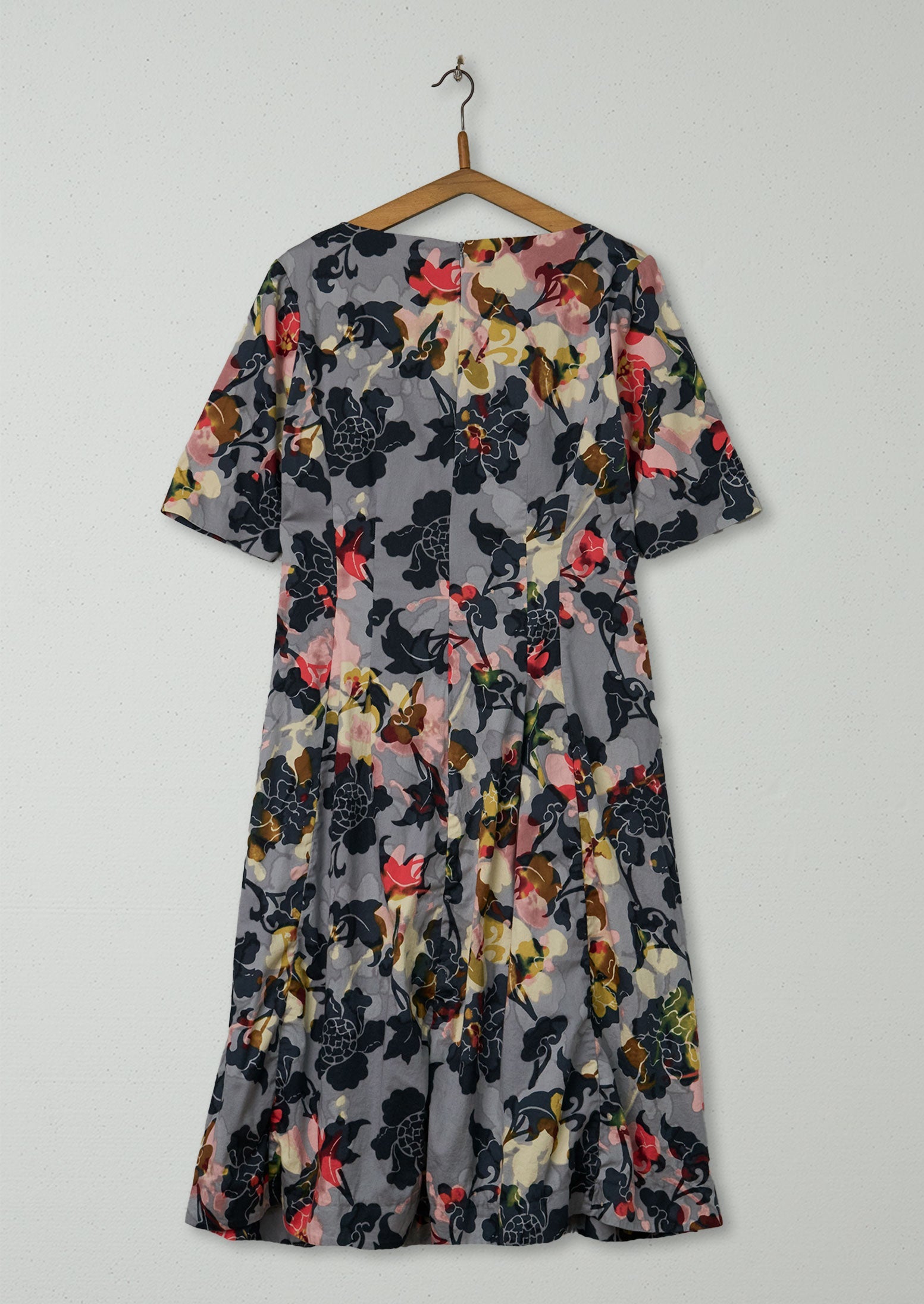 Reworn Floral Print Dress Size 12 (695) | Multi