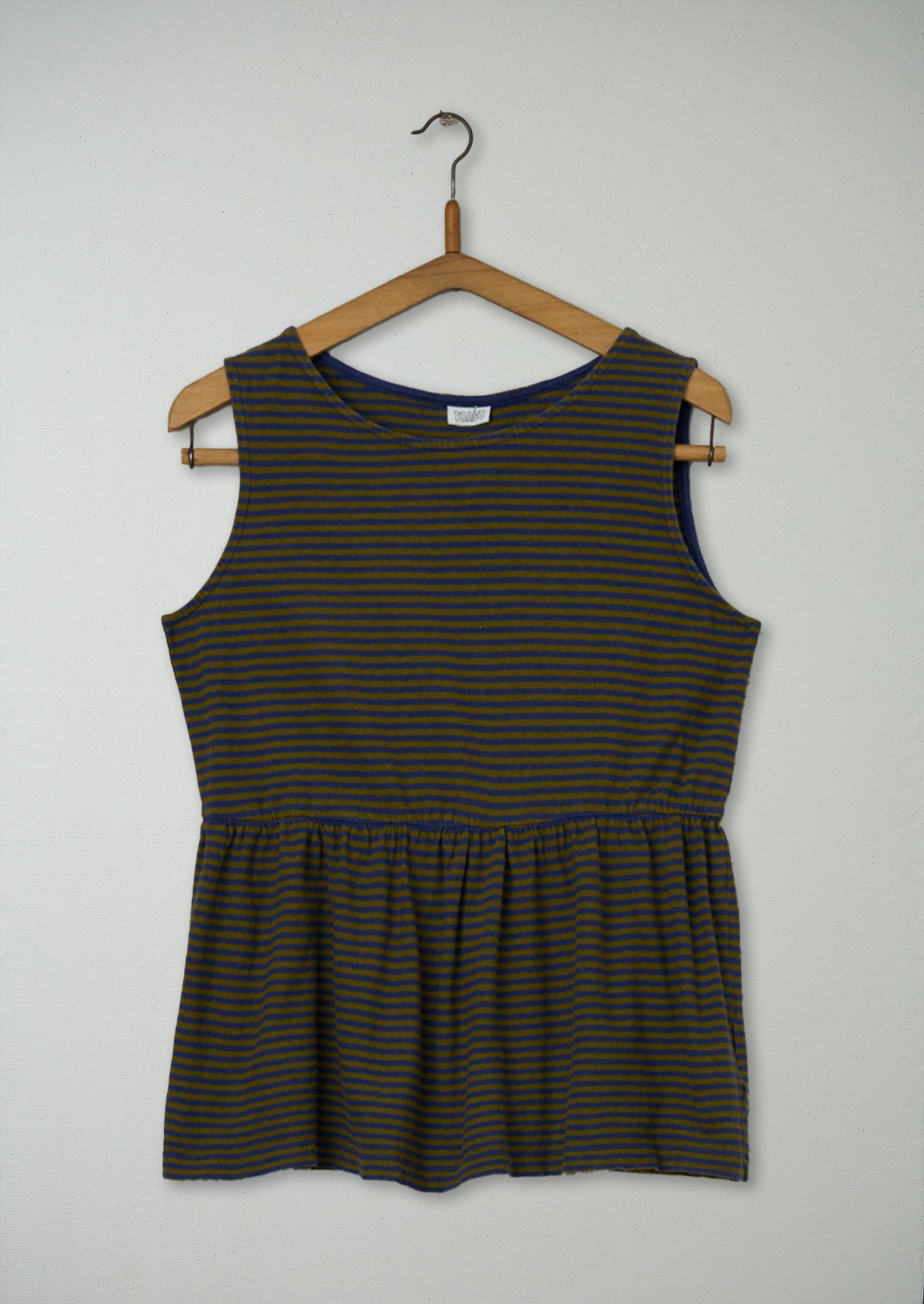 Reworn Stripe Top Size S (057) | Multi