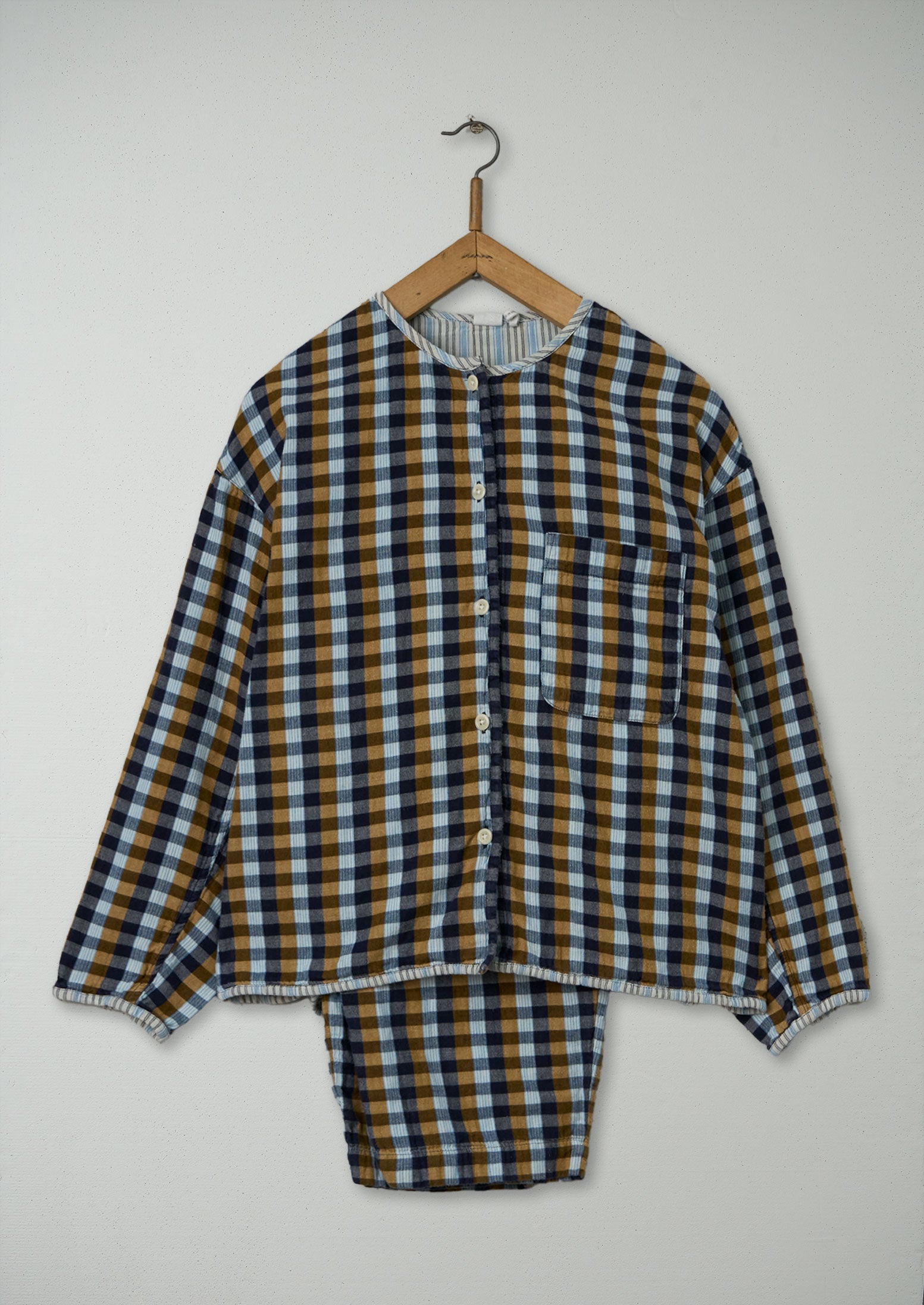 Reworn Cotton Pajamas Size S (080) | Multi