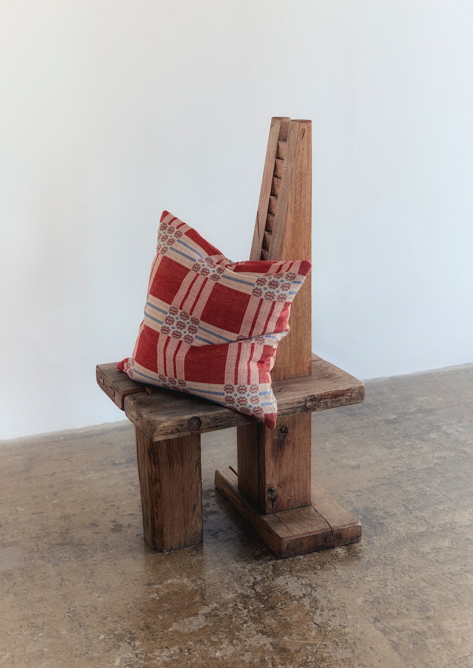 Sabine Van der Sande Hand Woven Pillow Cover | Red
