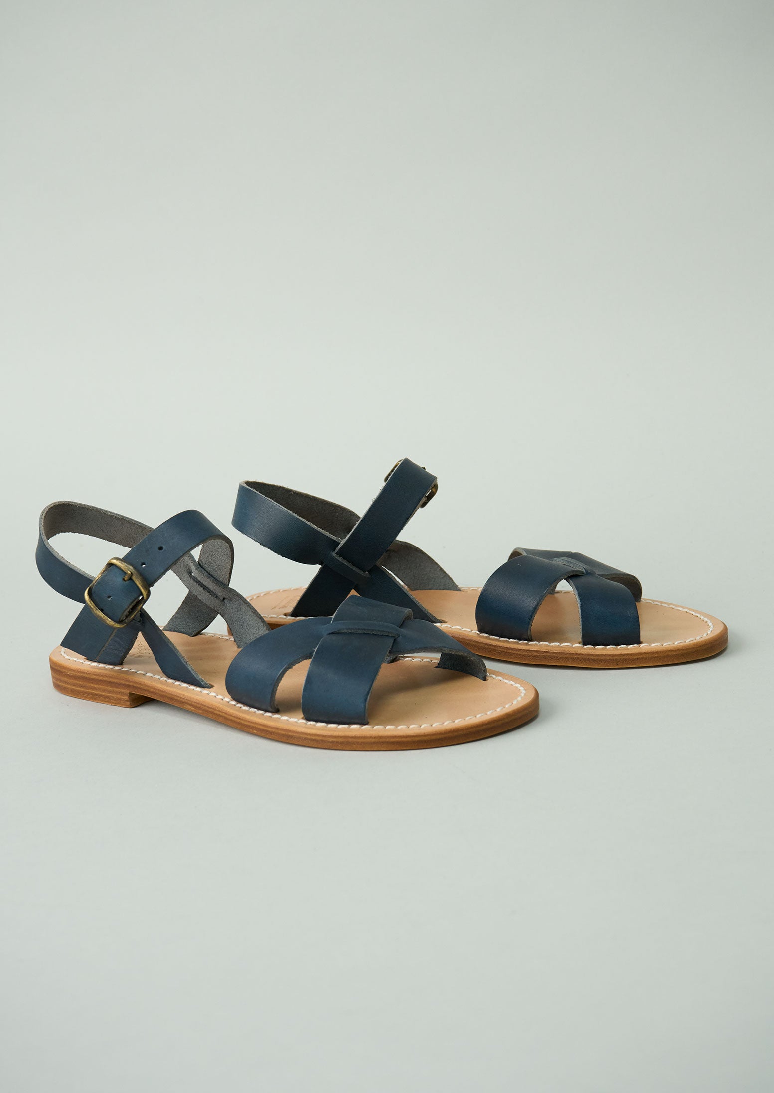 Reworn La Botte Gardiane Pac Sandals Size 36 (228) | Darkest Navy