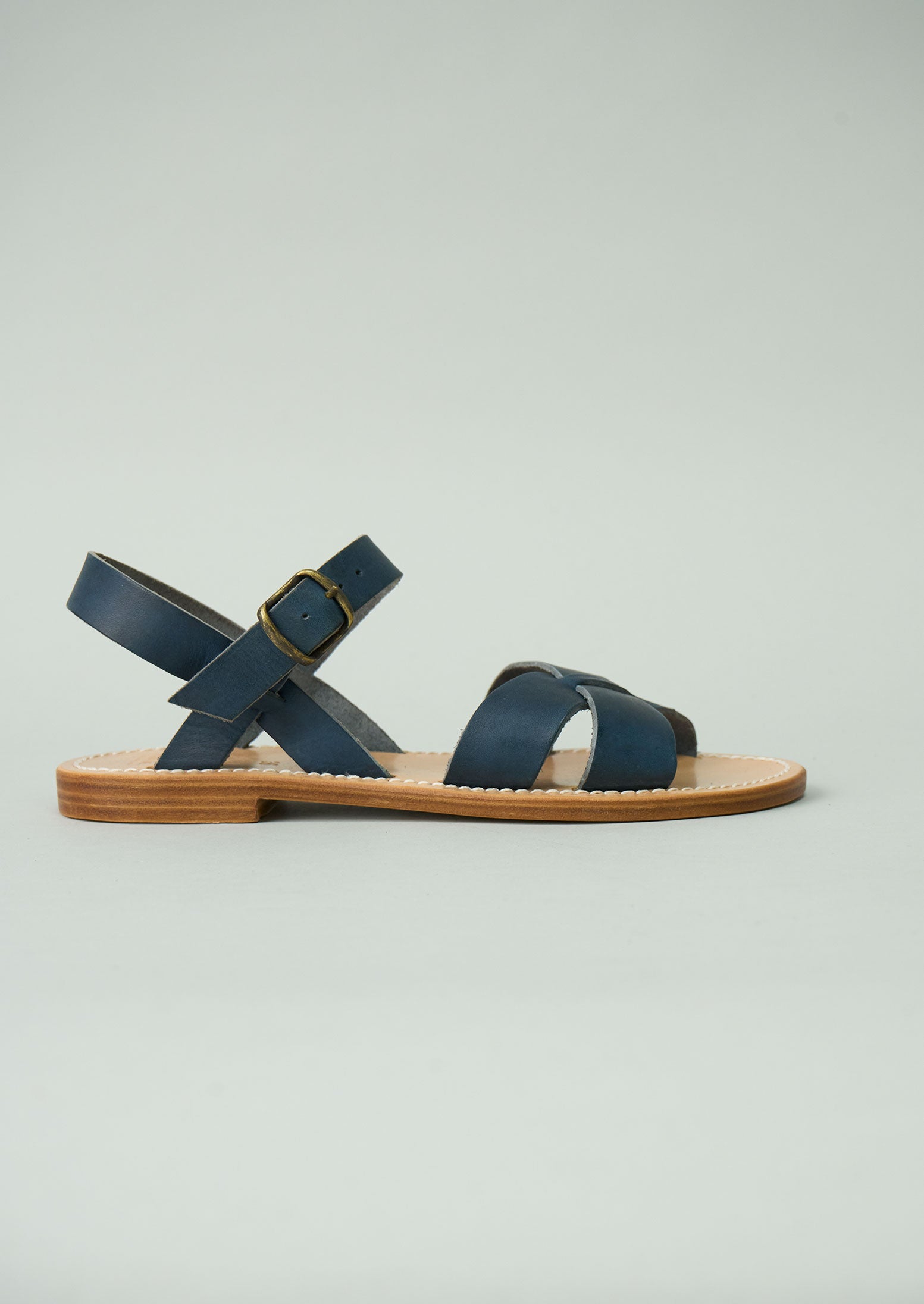 Reworn La Botte Gardiane Pac Sandals Size 36 (228) | Darkest Navy
