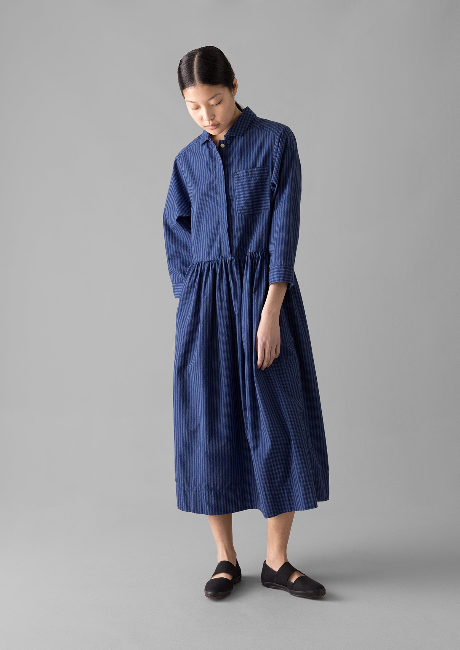 Stripe Shirt Dress | Blue Tourmaline