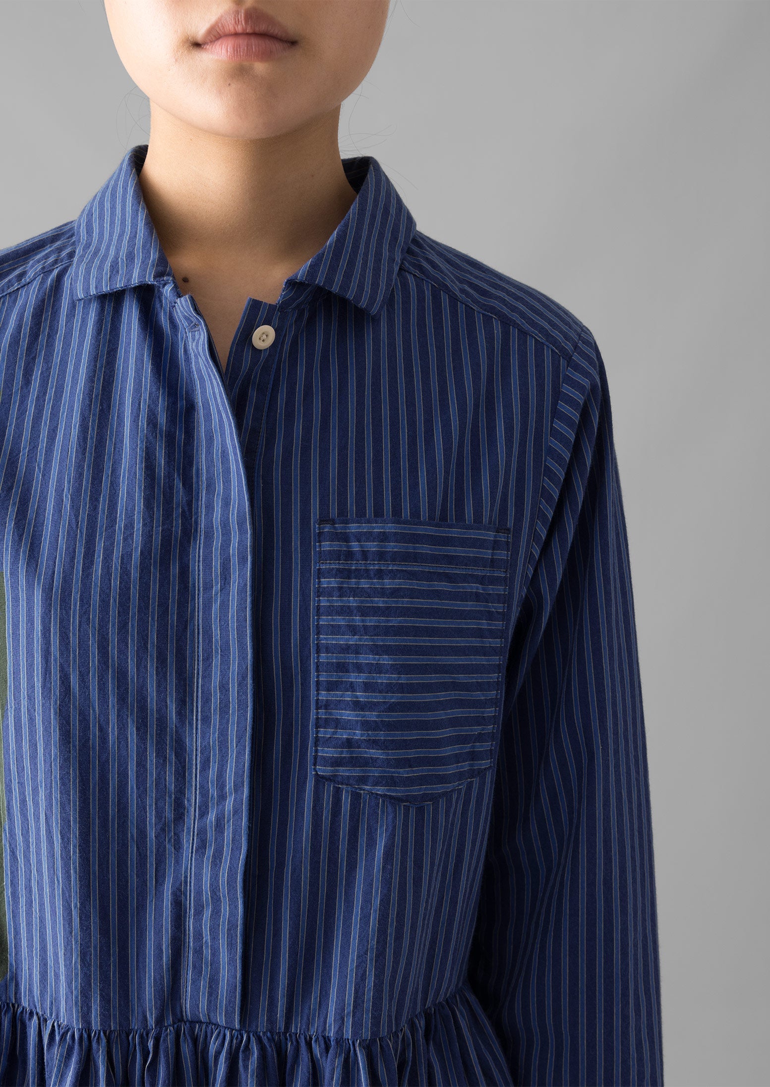 Stripe Shirt Dress | Blue Tourmaline